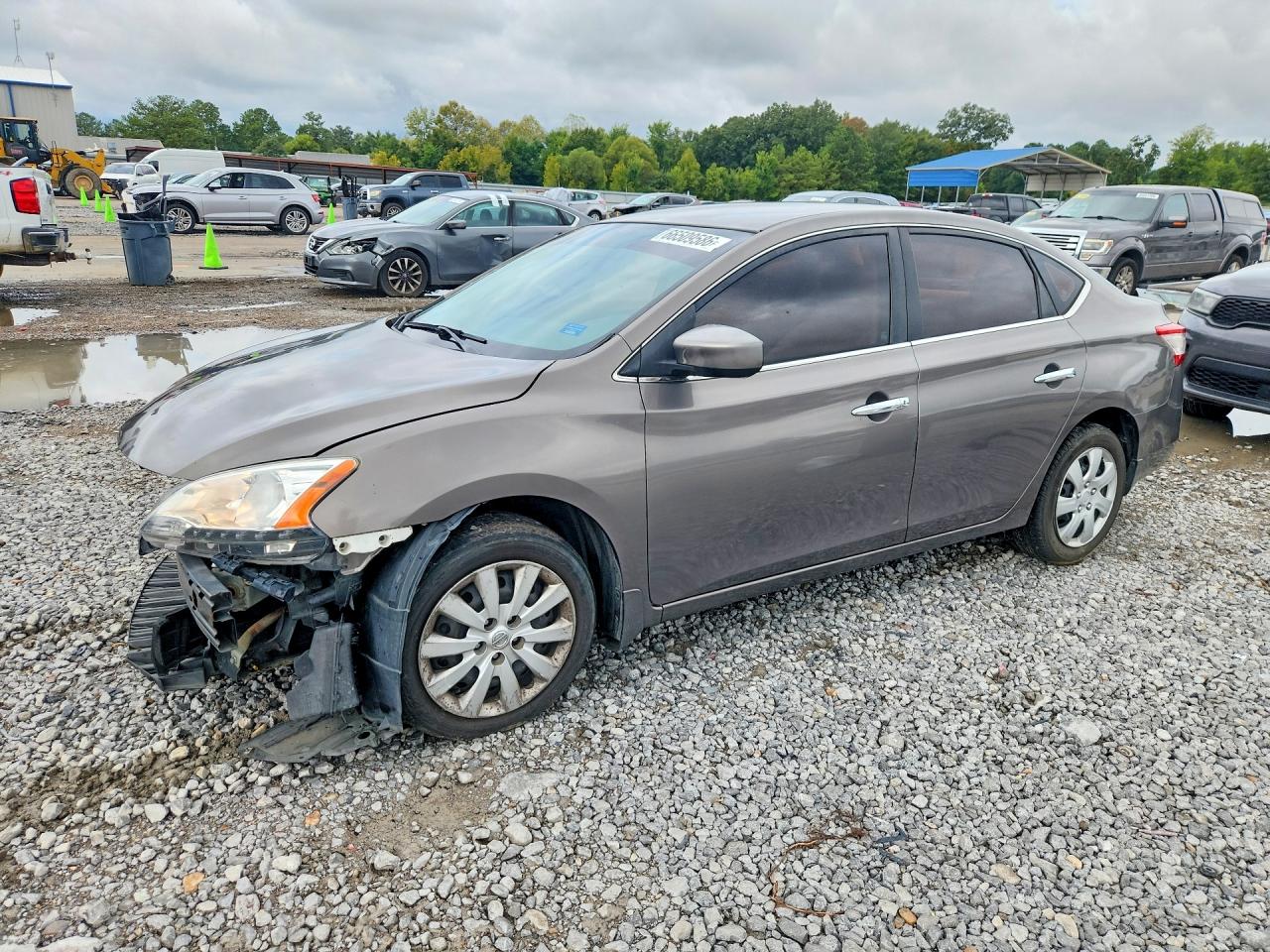 2015 Nissan Sentra Sv Tan vin: 3N1AB7AP7FL689875