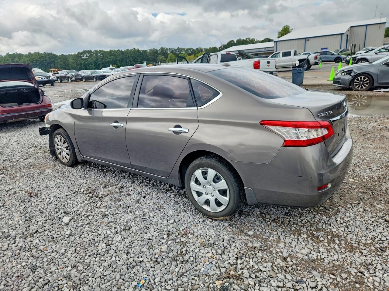 2015 Nissan Sentra Sv Tan vin: 3N1AB7AP7FL689875