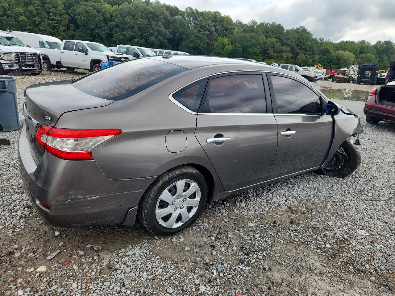 2015 Nissan Sentra Sv Tan vin: 3N1AB7AP7FL689875