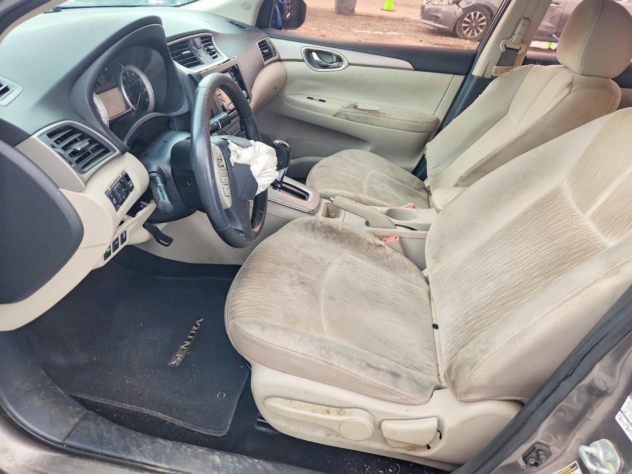 2015 Nissan Sentra Sv Tan vin: 3N1AB7AP7FL689875