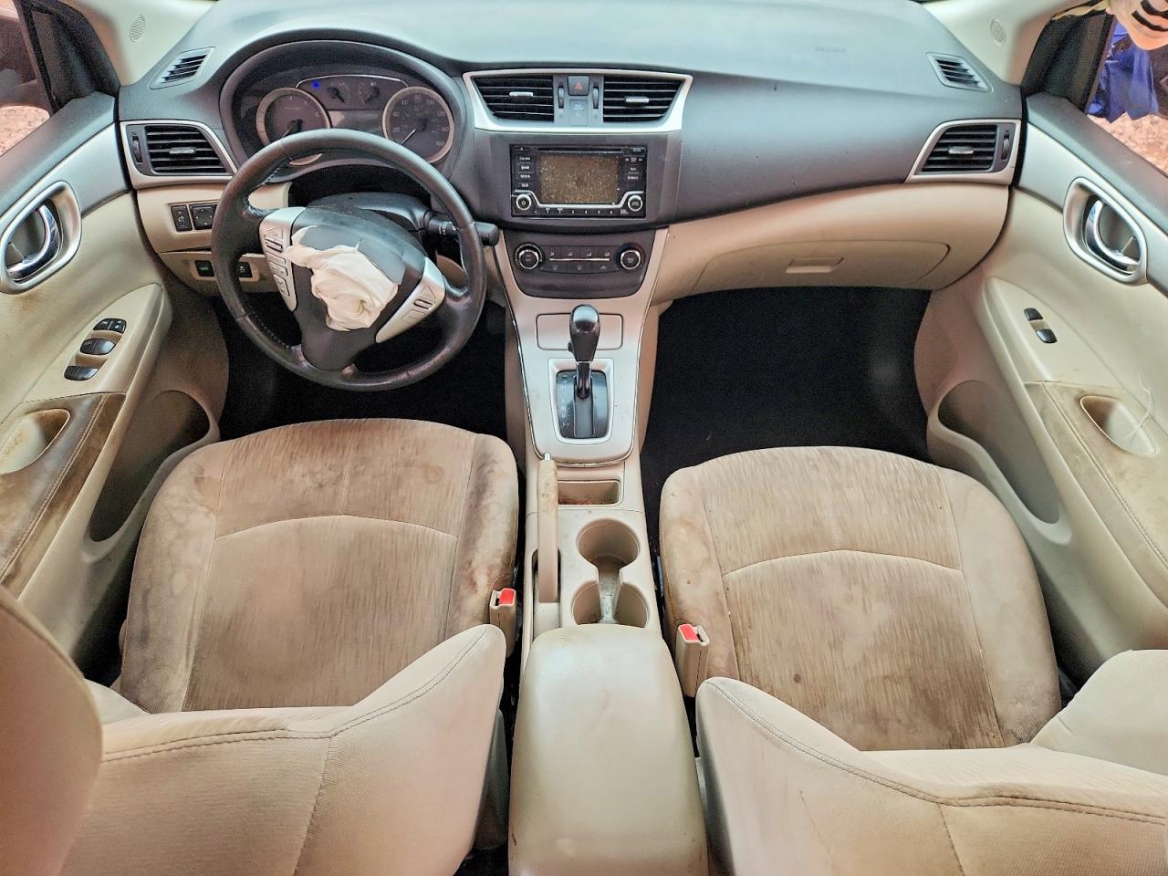 2015 Nissan Sentra Sv Tan vin: 3N1AB7AP7FL689875