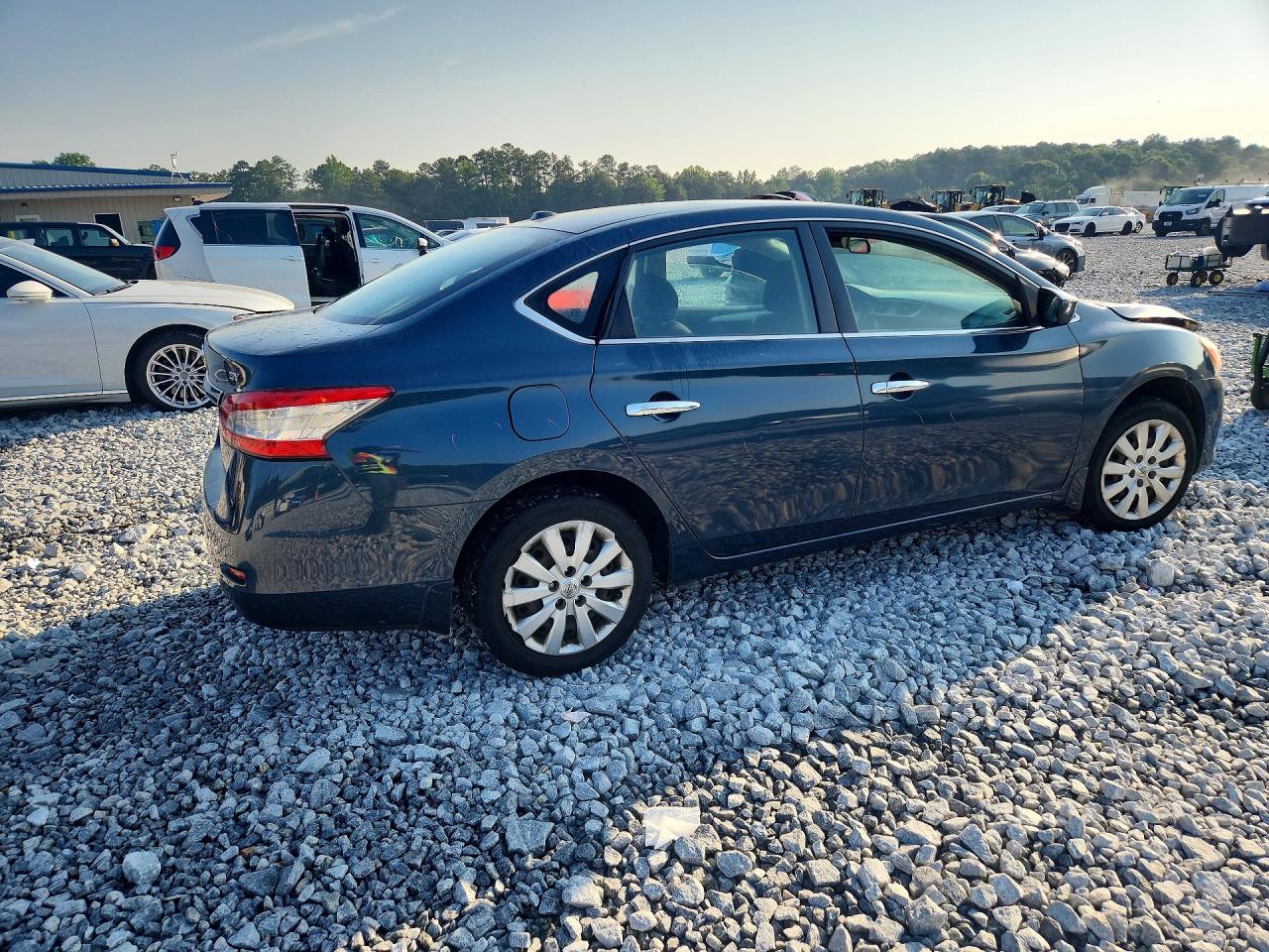 2015 Nissan Sentra Sv Blue vin: 3N1AB7AP7FL691769