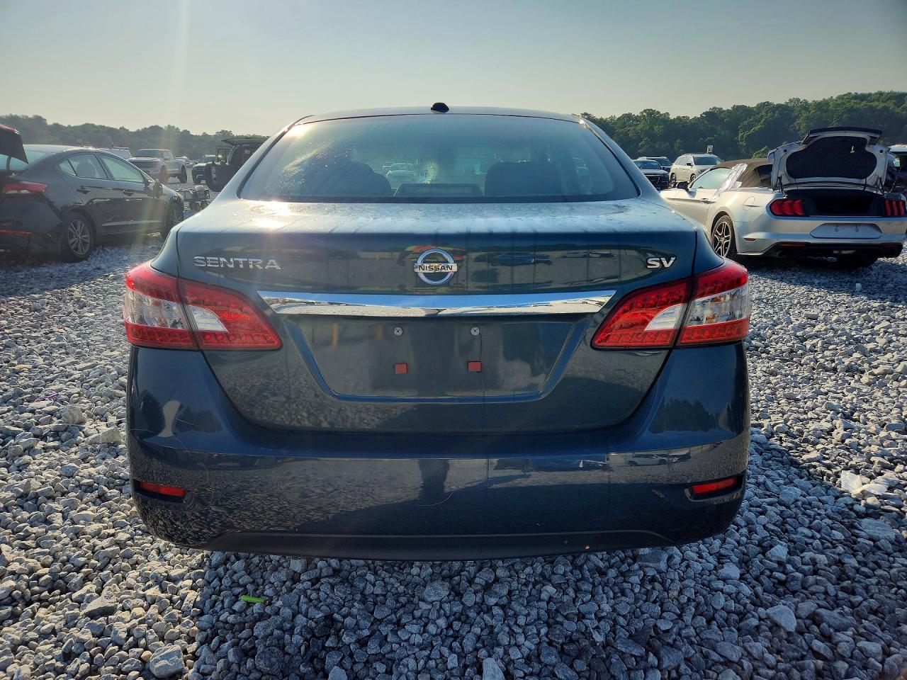 2015 Nissan Sentra Sv Blue vin: 3N1AB7AP7FL691769