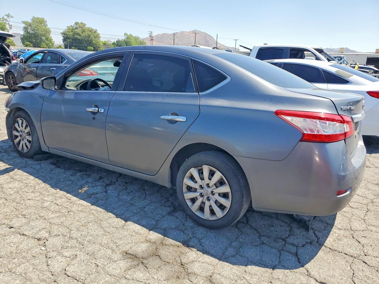 2015 Nissan Sentra Sv Серый vin: 3N1AB7AP7FL693117