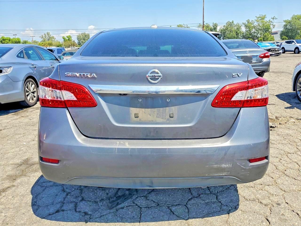 2015 Nissan Sentra Sv Серый vin: 3N1AB7AP7FL693117