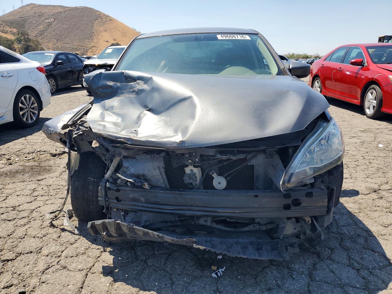 2015 Nissan Sentra Sv Серый vin: 3N1AB7AP7FL693117