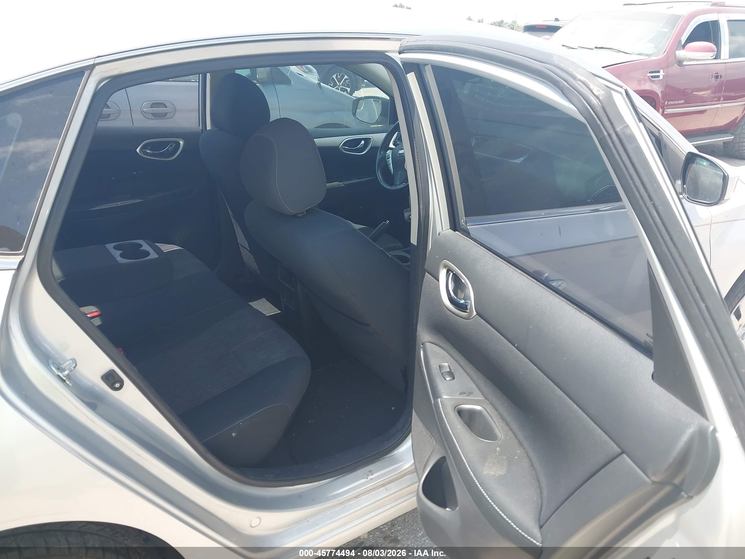 2015 Nissan Sentra Sv Silver vin: 3N1AB7AP7FL693599