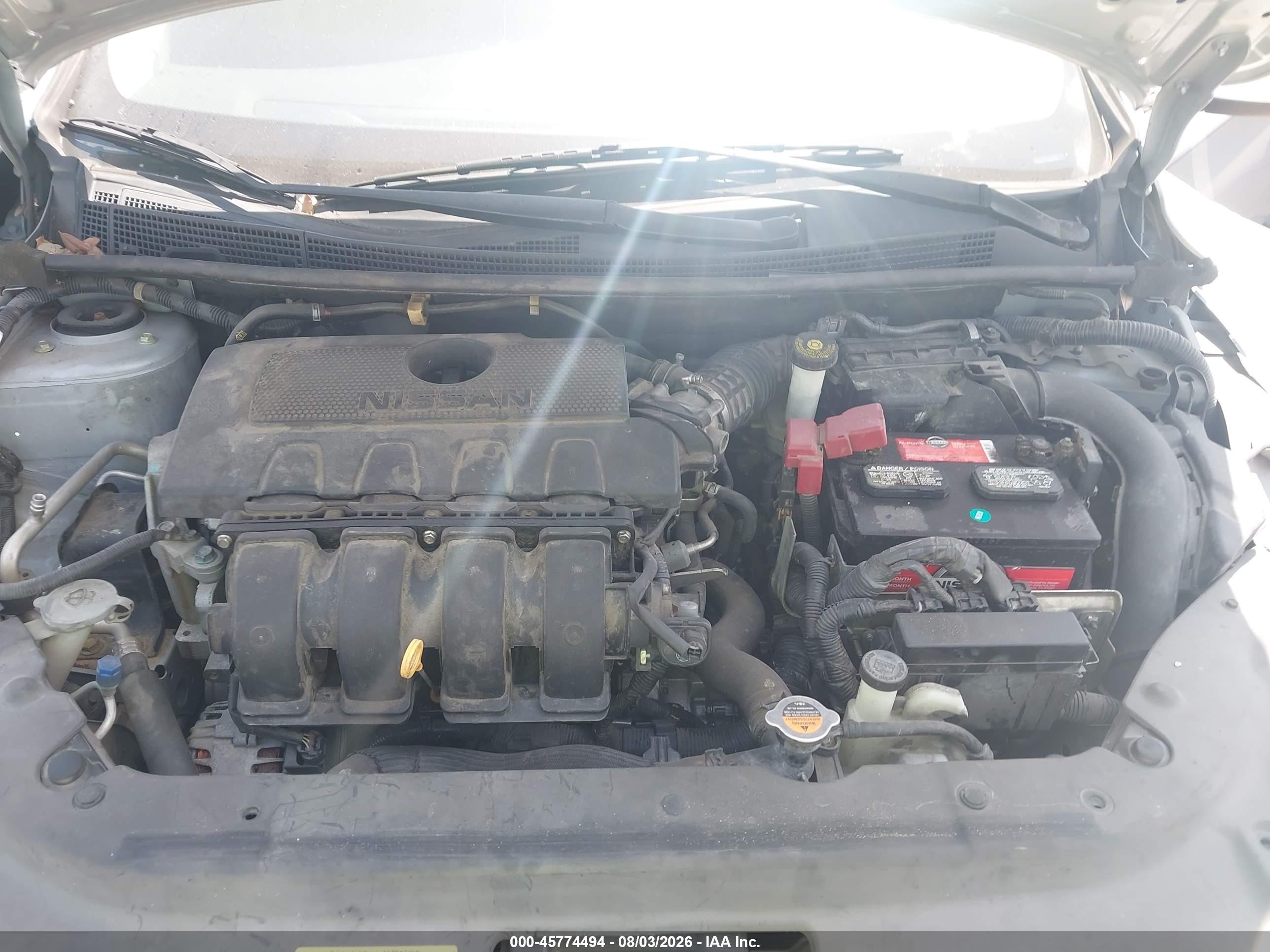 2015 Nissan Sentra Sv Silver vin: 3N1AB7AP7FL693599