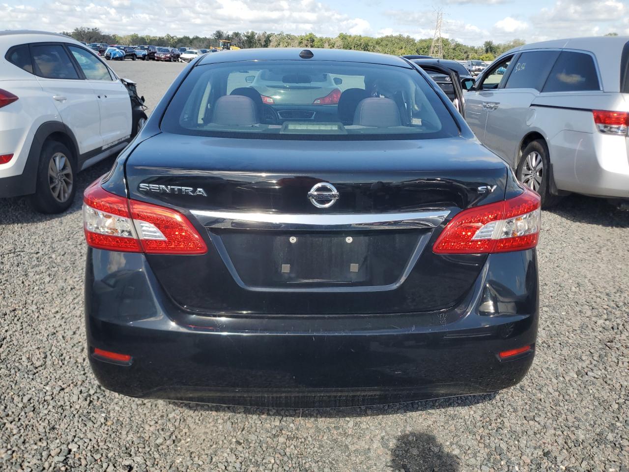 2015 Nissan Sentra Sv Black vin: 3N1AB7AP7FL695000