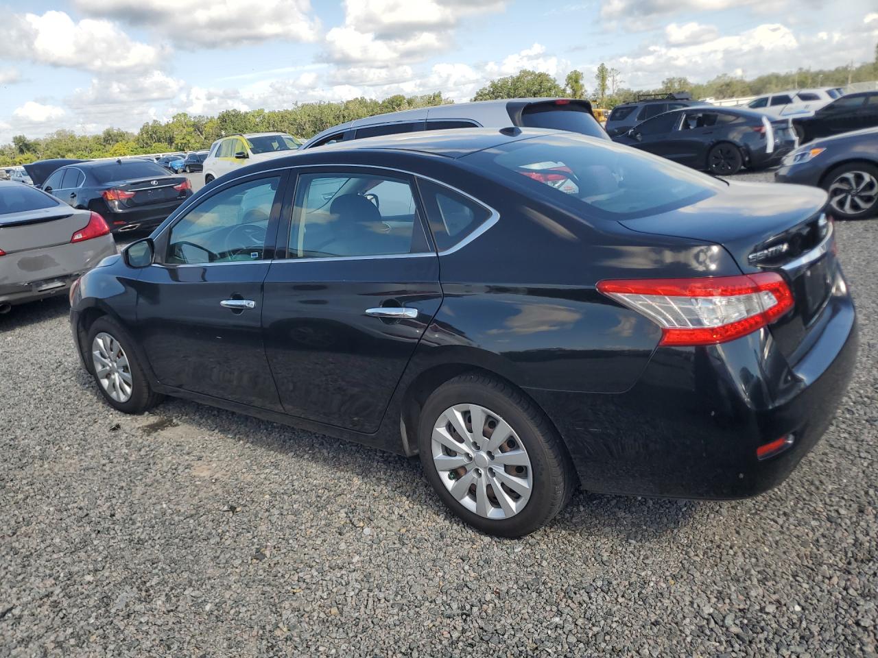 2015 Nissan Sentra Sv Black vin: 3N1AB7AP7FL695000