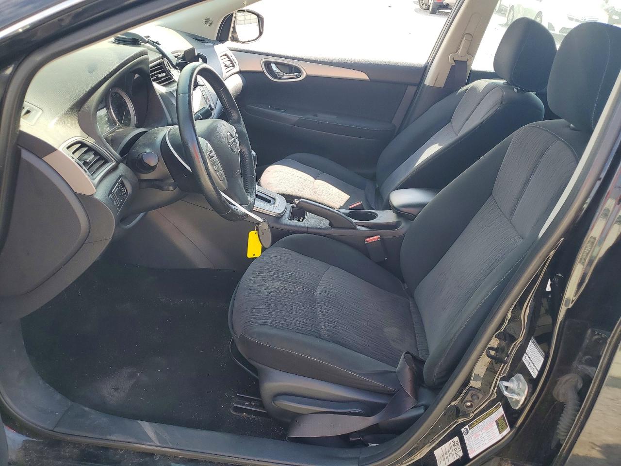 2015 Nissan Sentra Sv Черный vin: 3N1AB7AP7FY212933