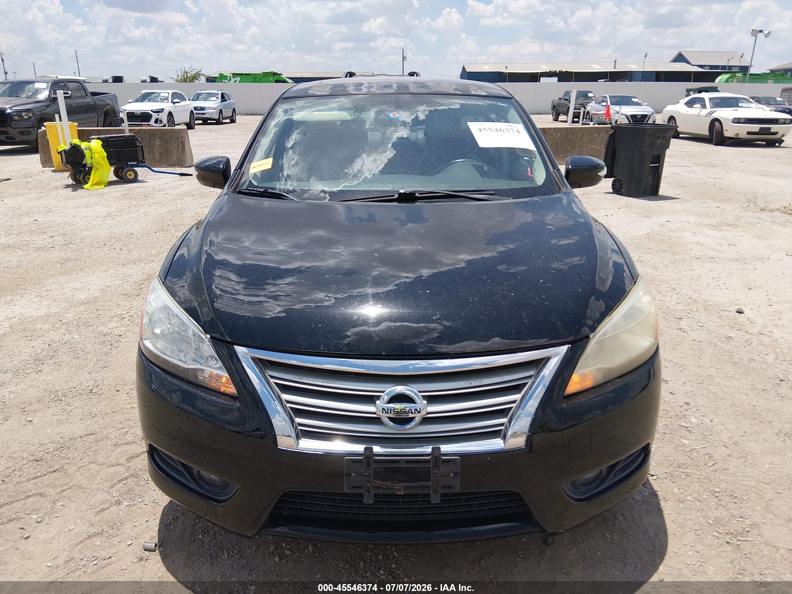 2015 Nissan Sentra Sl Black vin: 3N1AB7AP7FY216481