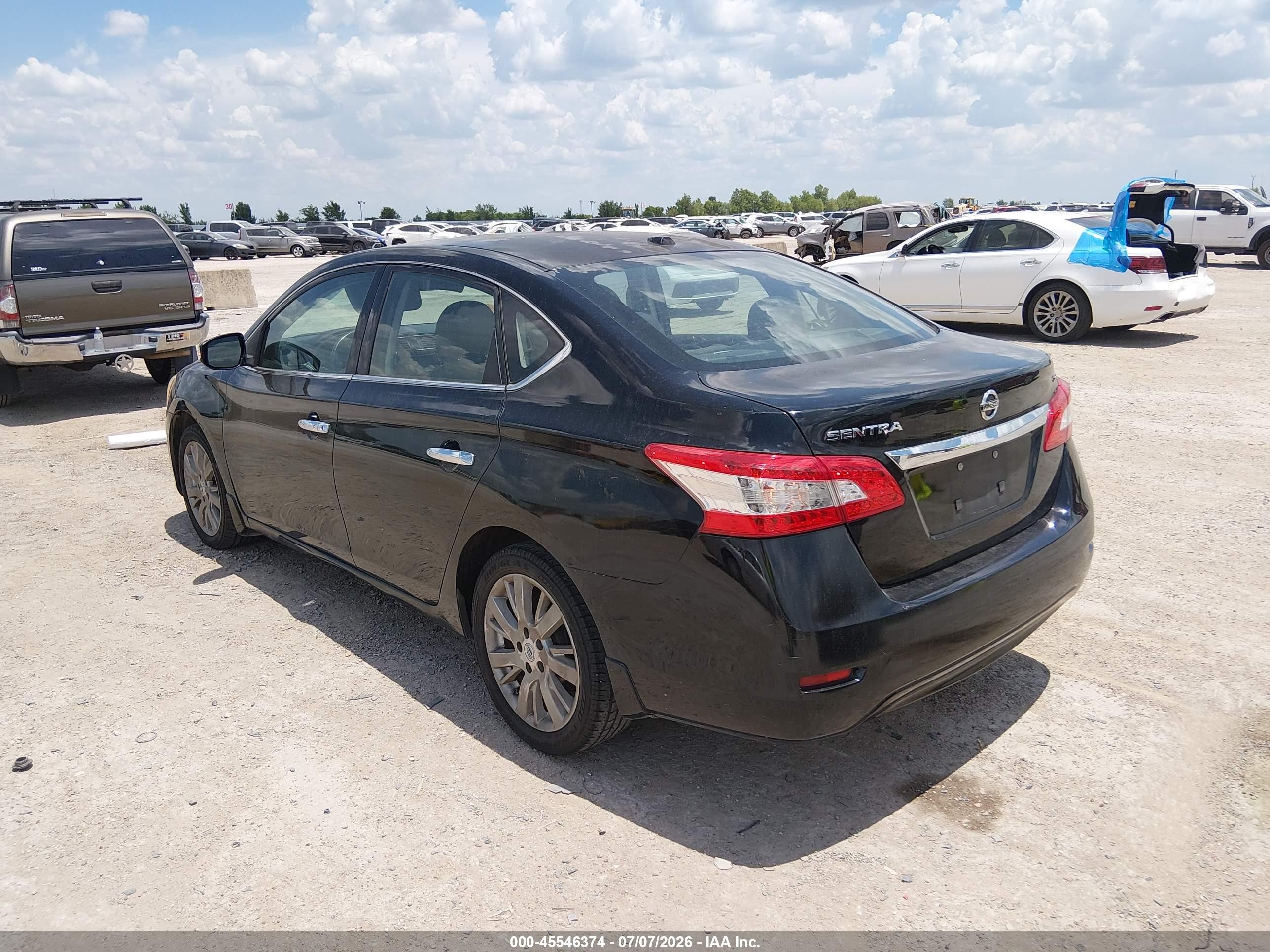 2015 Nissan Sentra Sl Black vin: 3N1AB7AP7FY216481