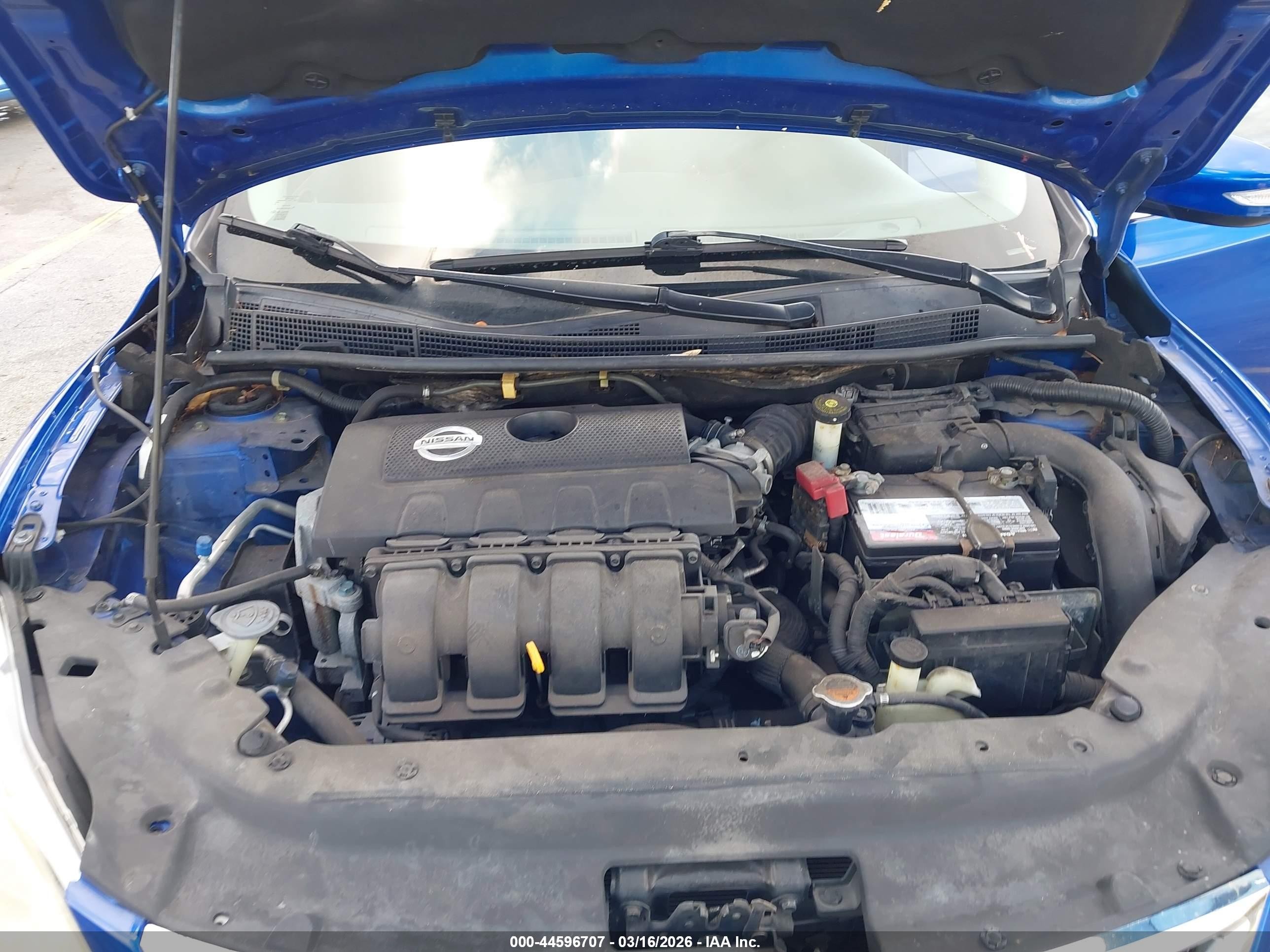 2015 Nissan Sentra Sr Blue vin: 3N1AB7AP7FY218408