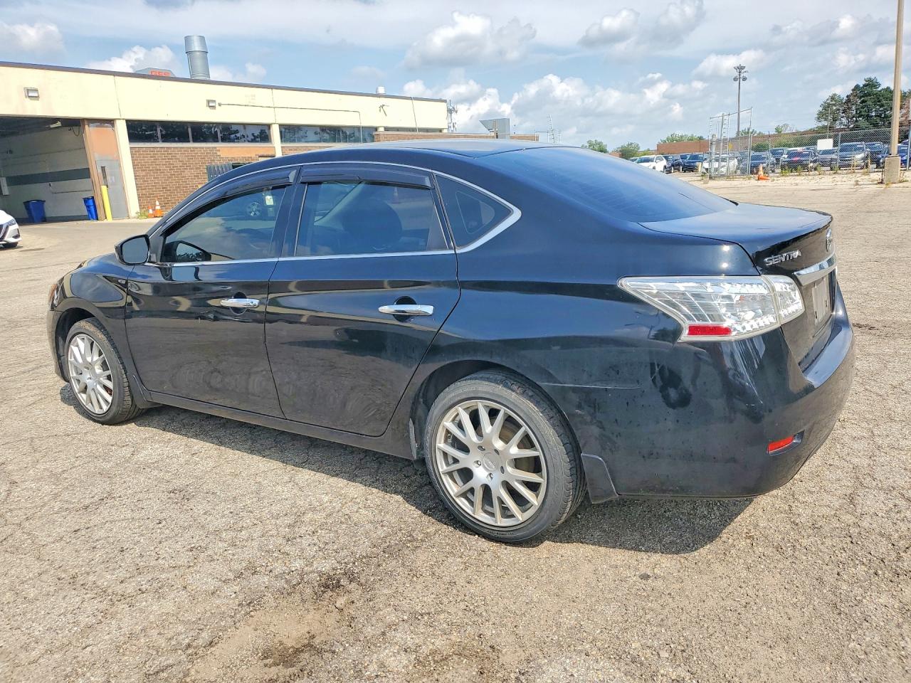 2015 Nissan Sentra S Black vin: 3N1AB7AP7FY219459