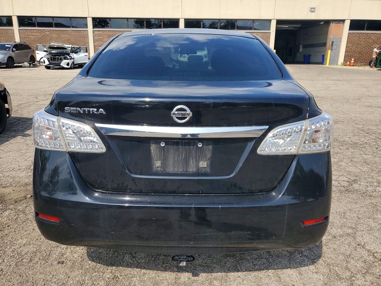2015 Nissan Sentra S Black vin: 3N1AB7AP7FY219459