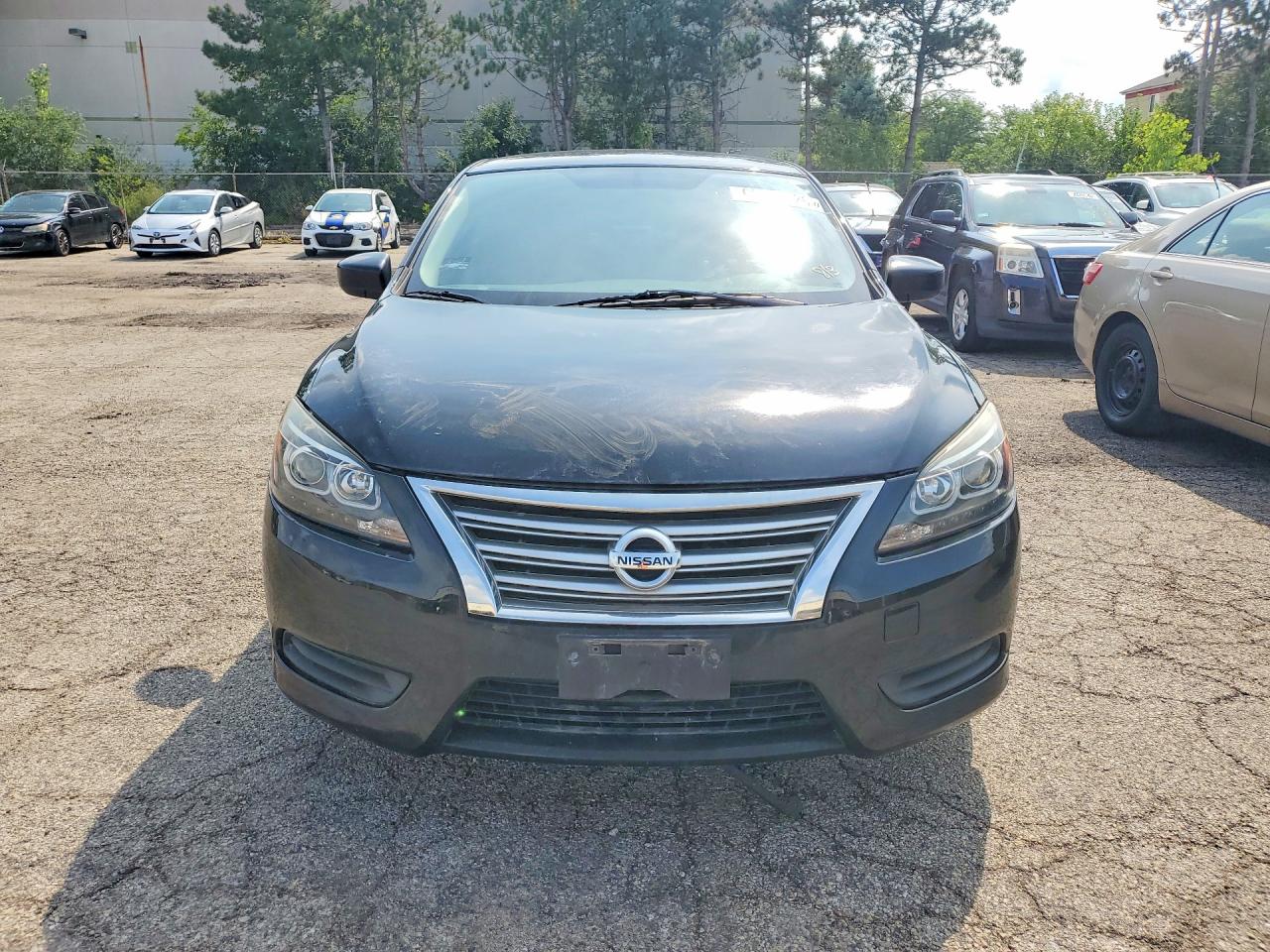 2015 Nissan Sentra S Black vin: 3N1AB7AP7FY219459