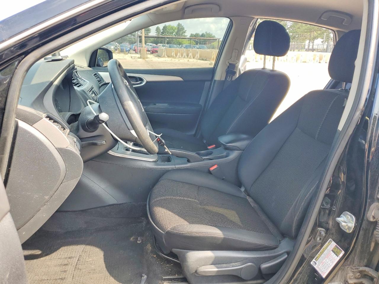 2015 Nissan Sentra S Black vin: 3N1AB7AP7FY219459