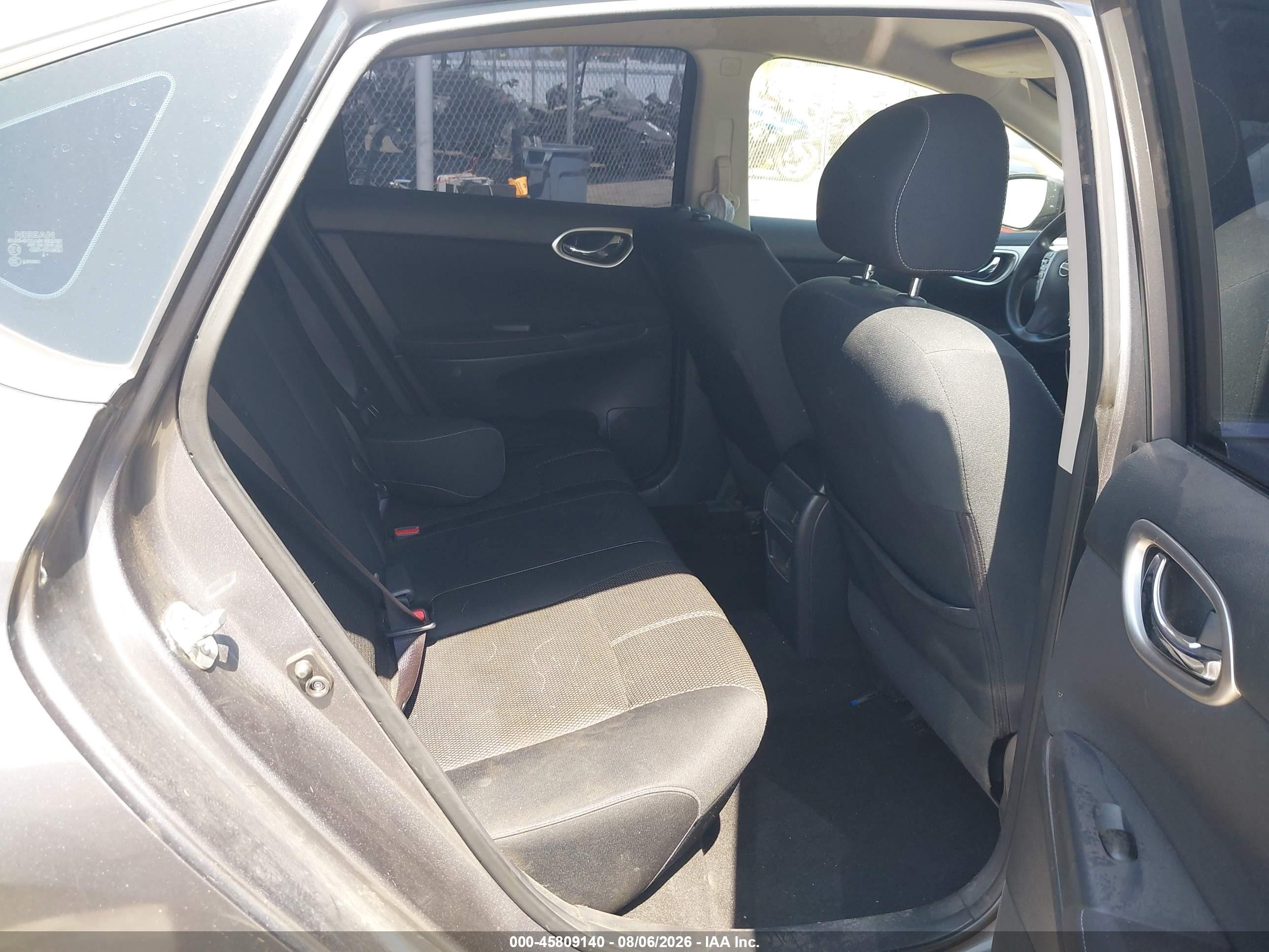 2015 Nissan Sentra S Gray vin: 3N1AB7AP7FY220191