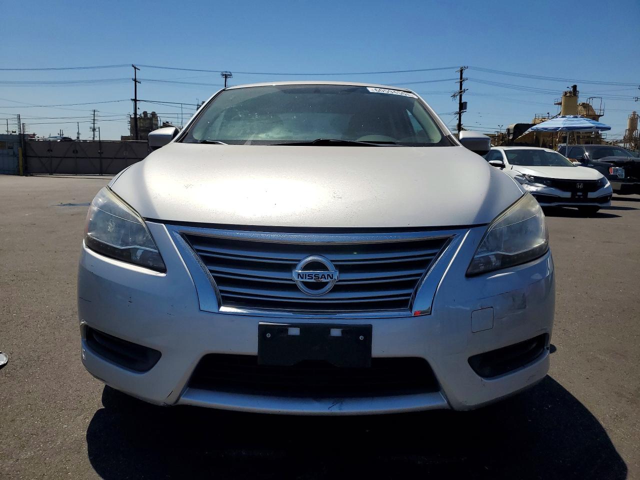 2015 Nissan Sentra S Silver vin: 3N1AB7AP7FY223530