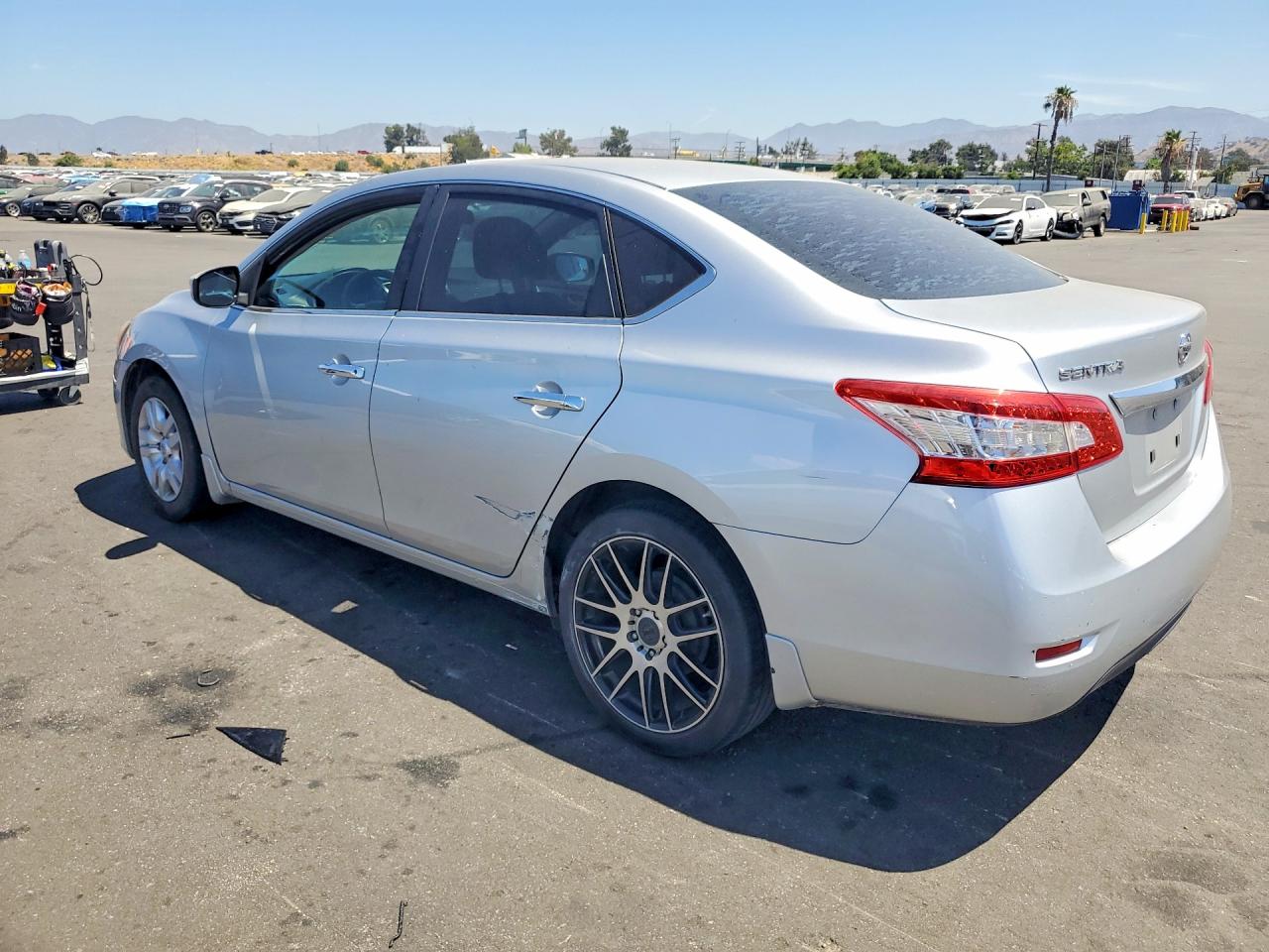 2015 Nissan Sentra S Silver vin: 3N1AB7AP7FY223530