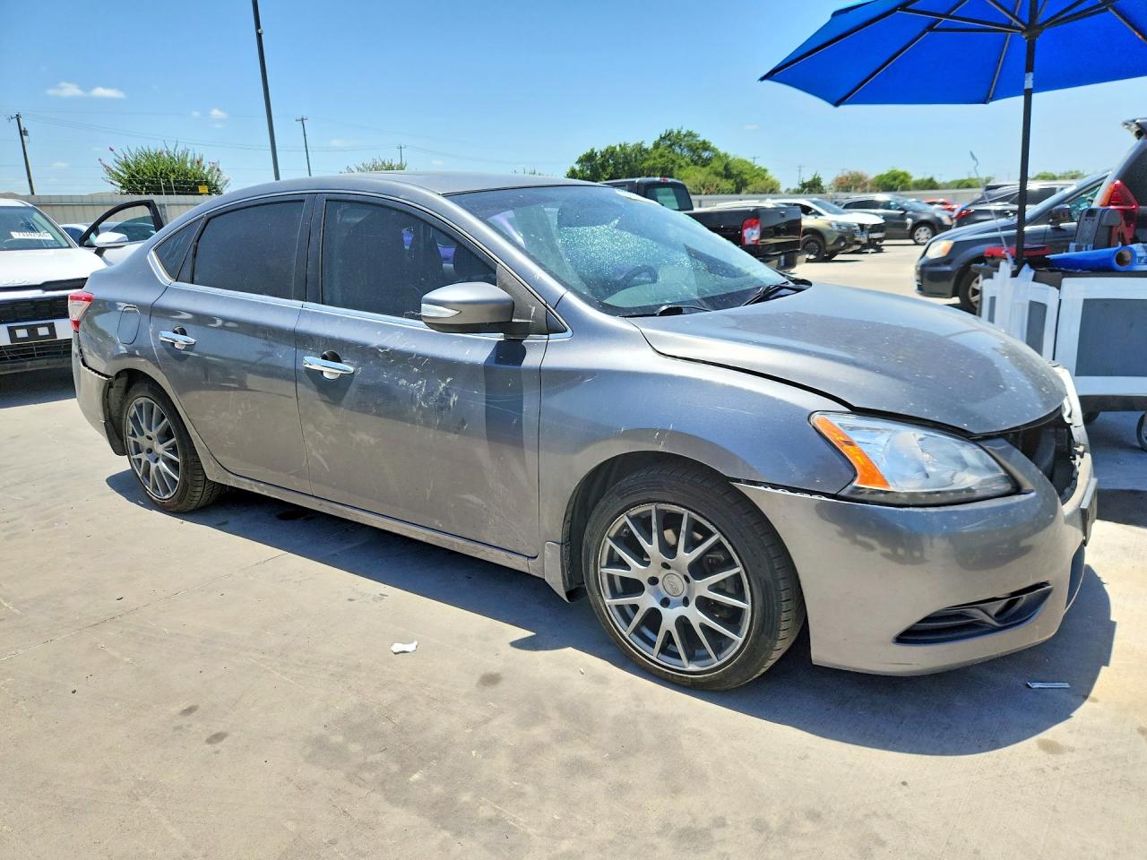 2015 Nissan Sentra Sl Угольный vin: 3N1AB7AP7FY225018