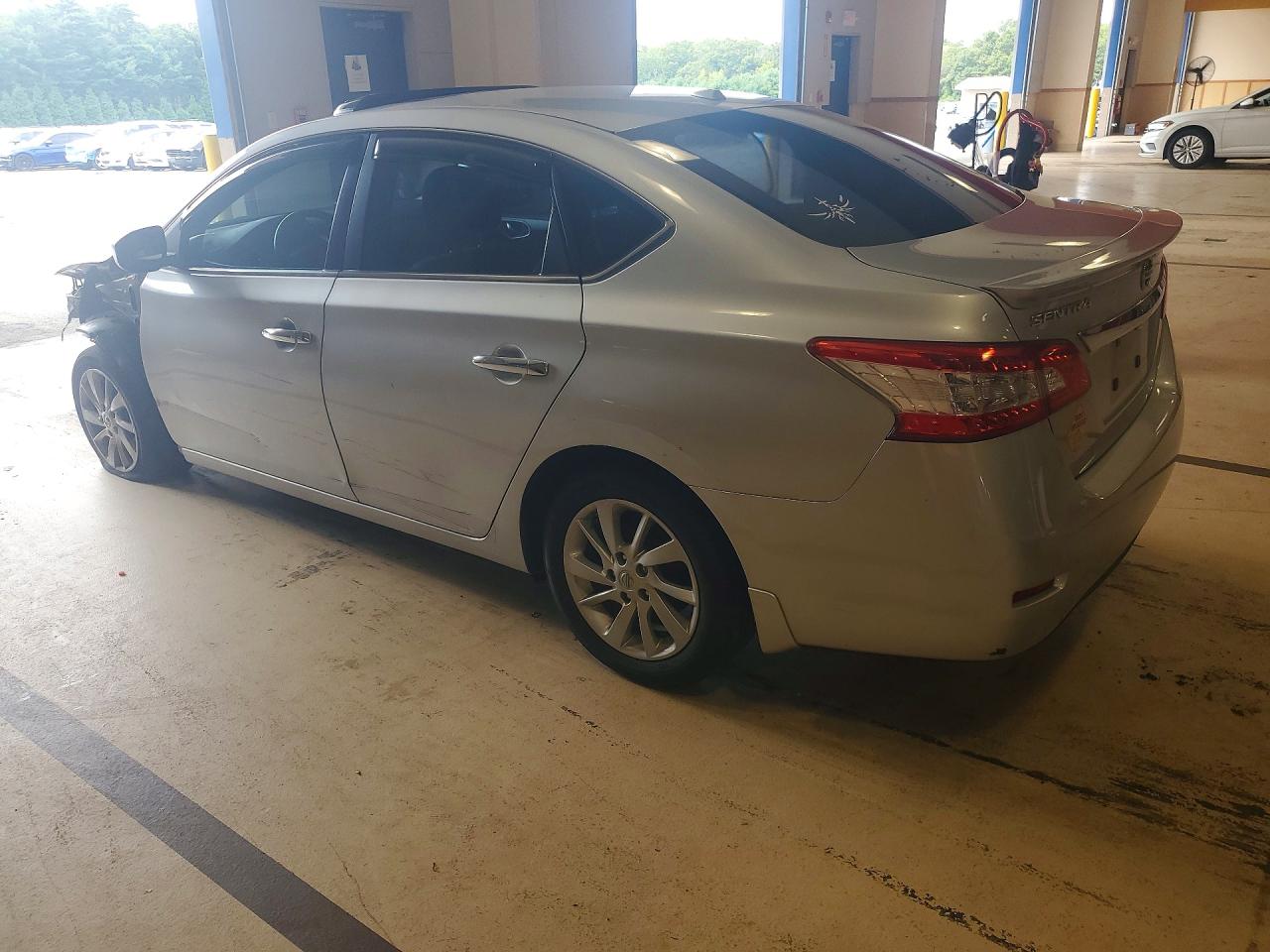 2015 Nissan Sentra Sv Silver vin: 3N1AB7AP7FY226394