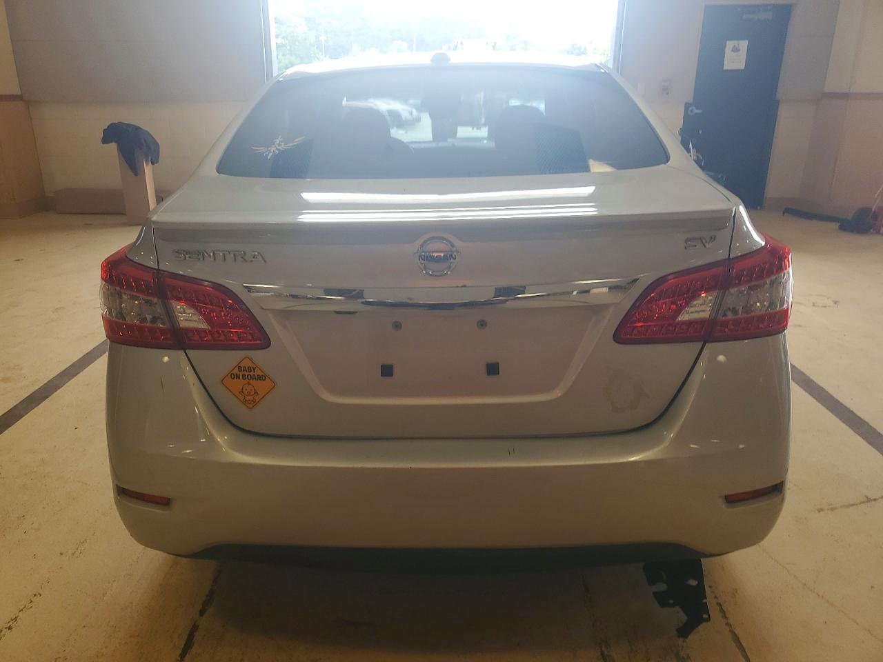 2015 Nissan Sentra Sv Silver vin: 3N1AB7AP7FY226394