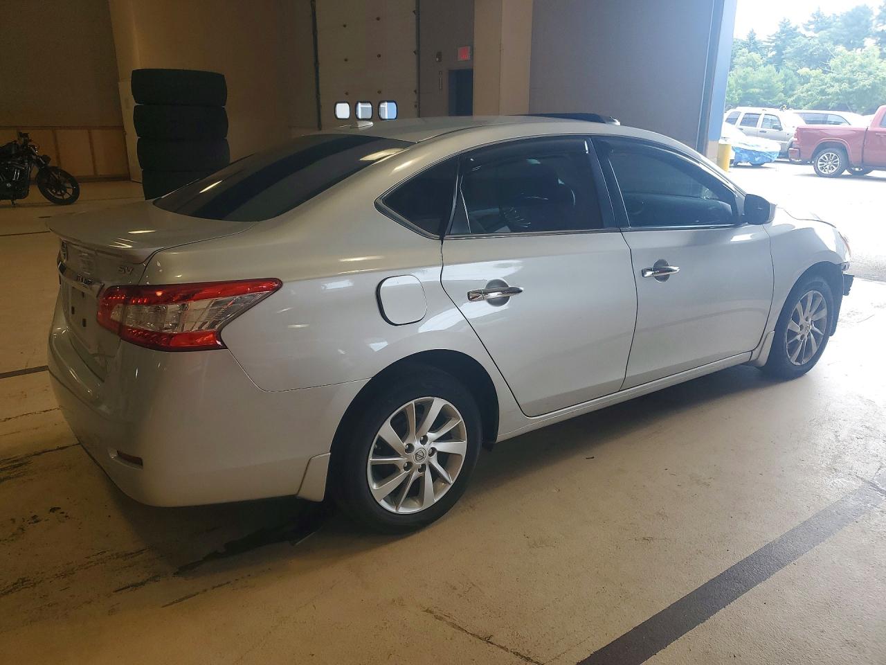 2015 Nissan Sentra Sv Silver vin: 3N1AB7AP7FY226394