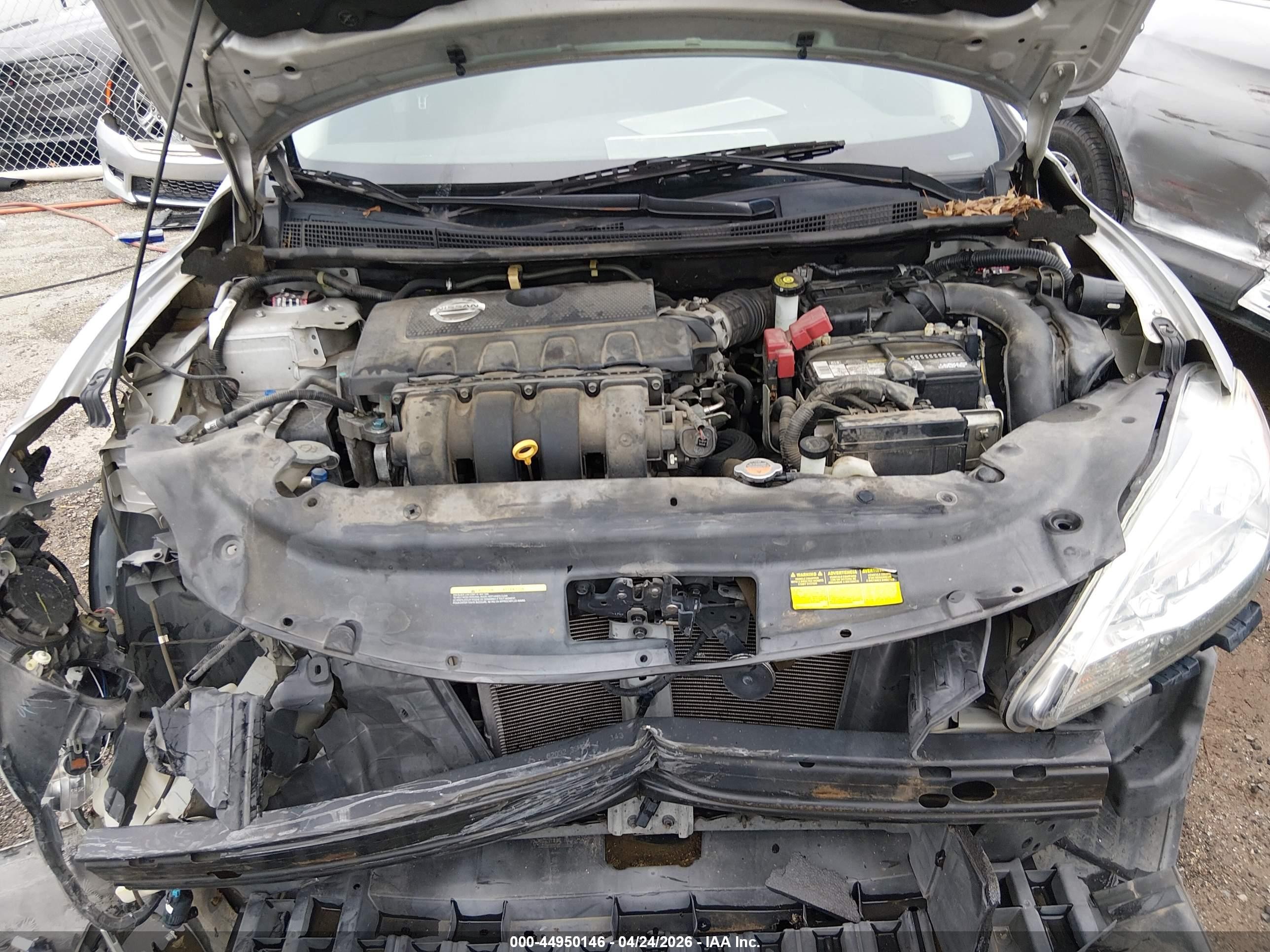 2015 Nissan Sentra Sv Серебряный vin: 3N1AB7AP7FY228226