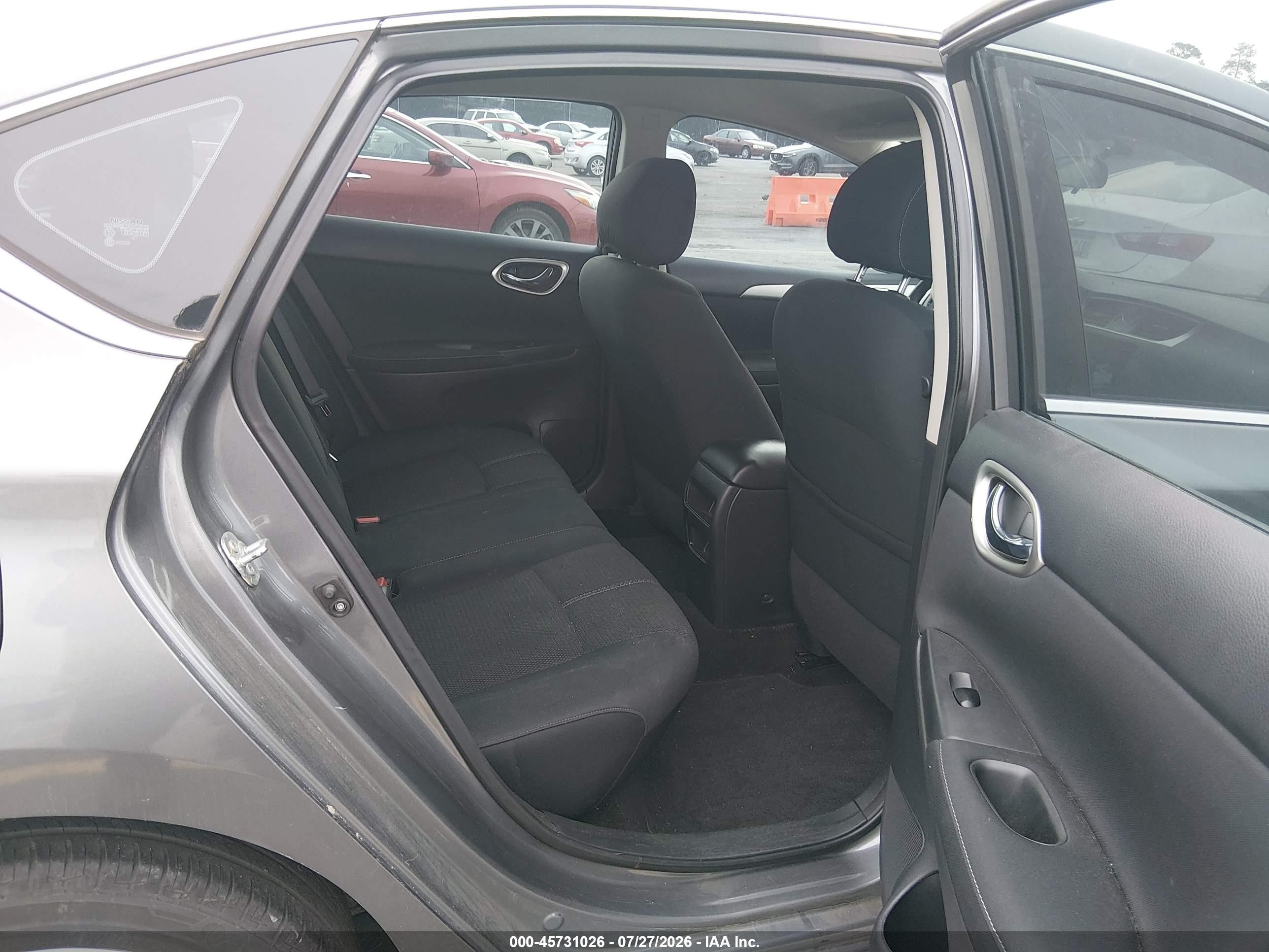 2015 Nissan Sentra S Gray vin: 3N1AB7AP7FY229957