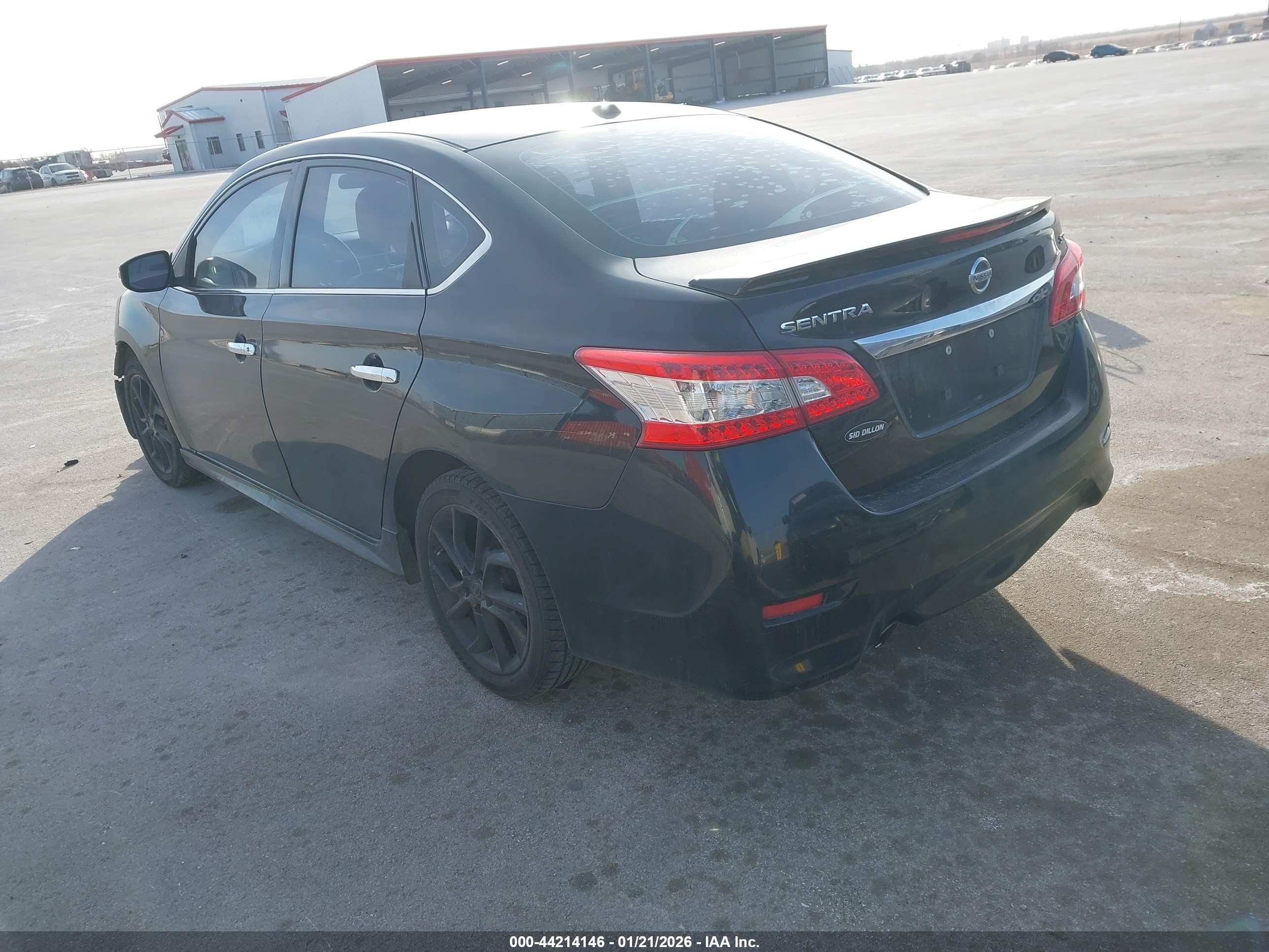 2015 Nissan Sentra Sr Black vin: 3N1AB7AP7FY231045