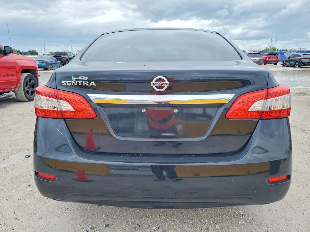 2015 Nissan Sentra S Black vin: 3N1AB7AP7FY232602