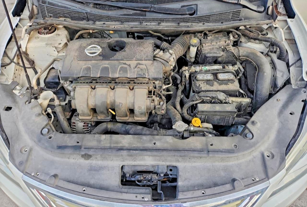 2015 Nissan Sentra Sv Белый vin: 3N1AB7AP7FY243387