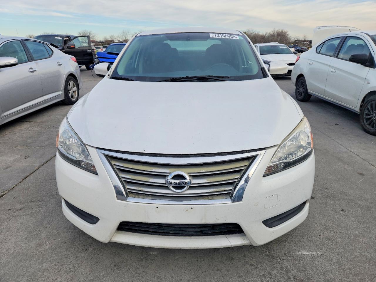 2015 Nissan Sentra Sv Белый vin: 3N1AB7AP7FY243387