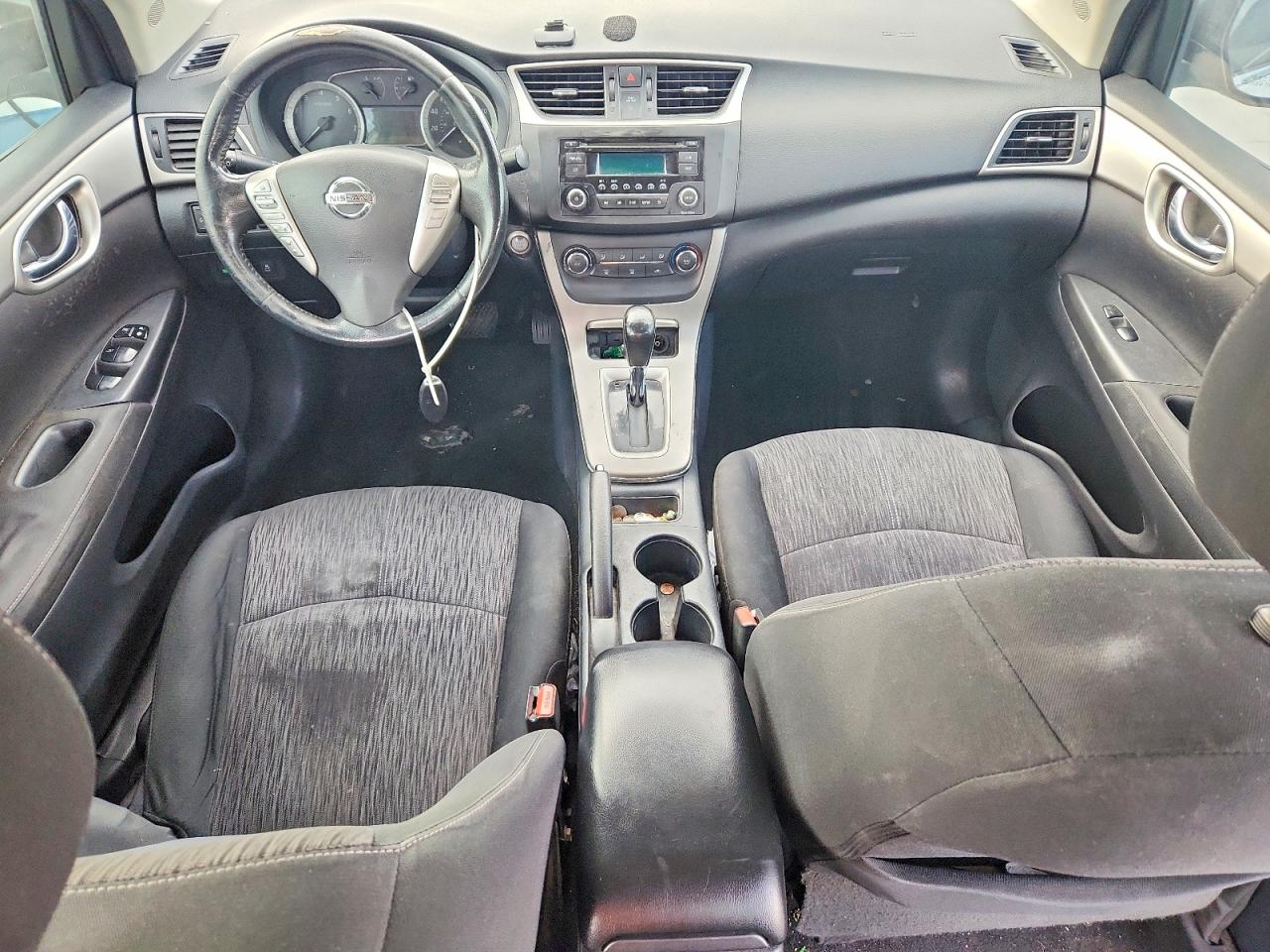 2015 Nissan Sentra Sv Белый vin: 3N1AB7AP7FY243387