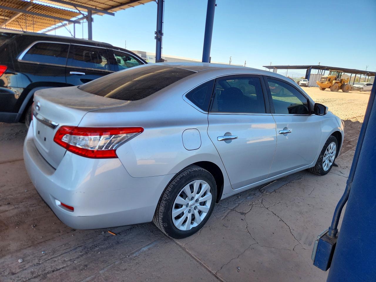 2015 Nissan Sentra S Silver vin: 3N1AB7AP7FY244703