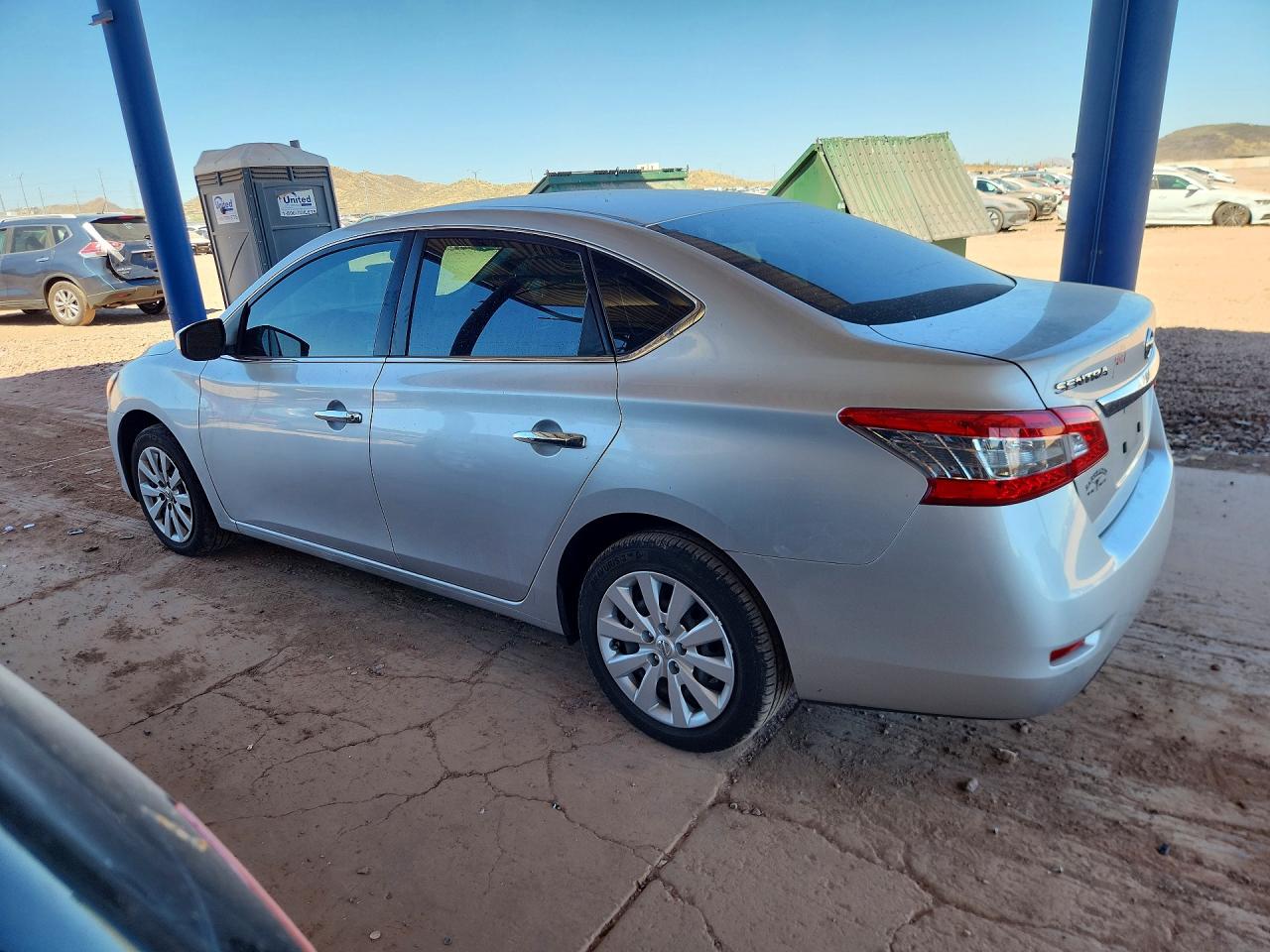 2015 Nissan Sentra S Silver vin: 3N1AB7AP7FY244703