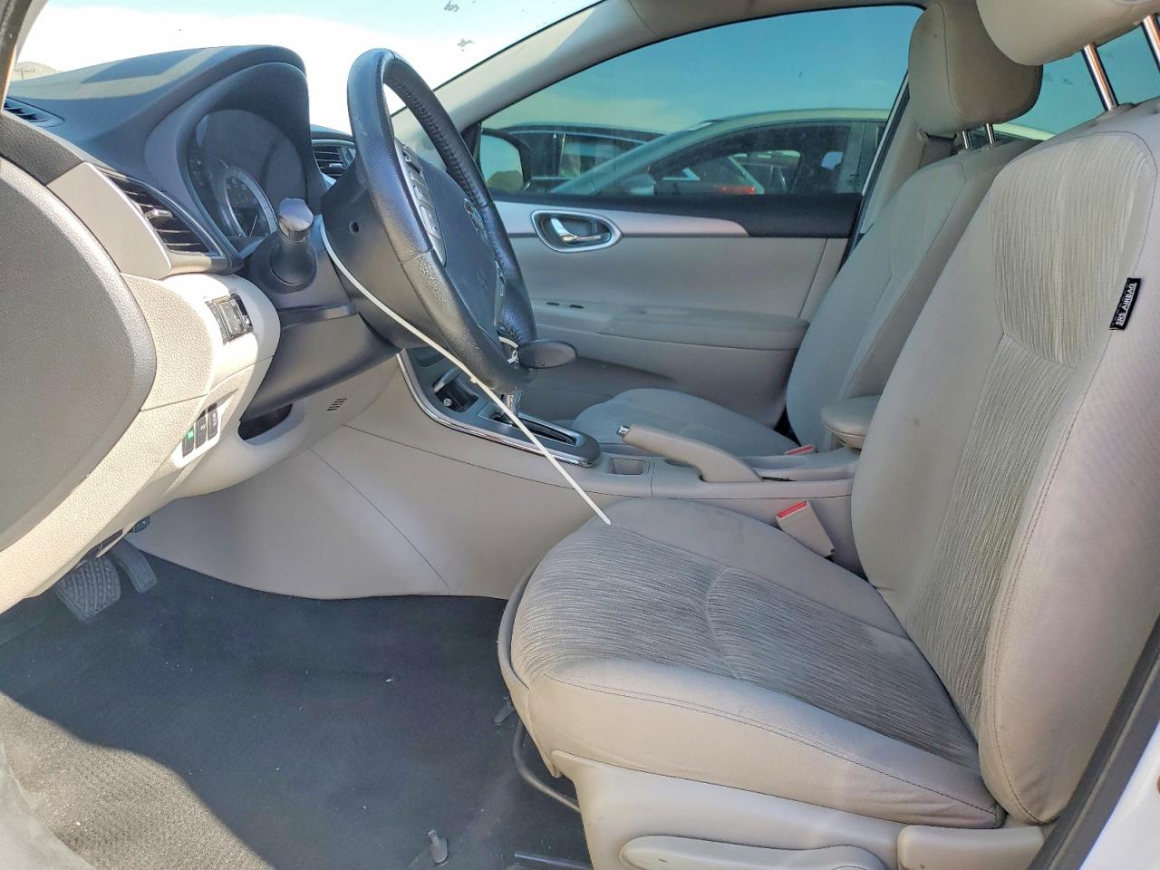 2015 Nissan Sentra Sv White vin: 3N1AB7AP7FY247794