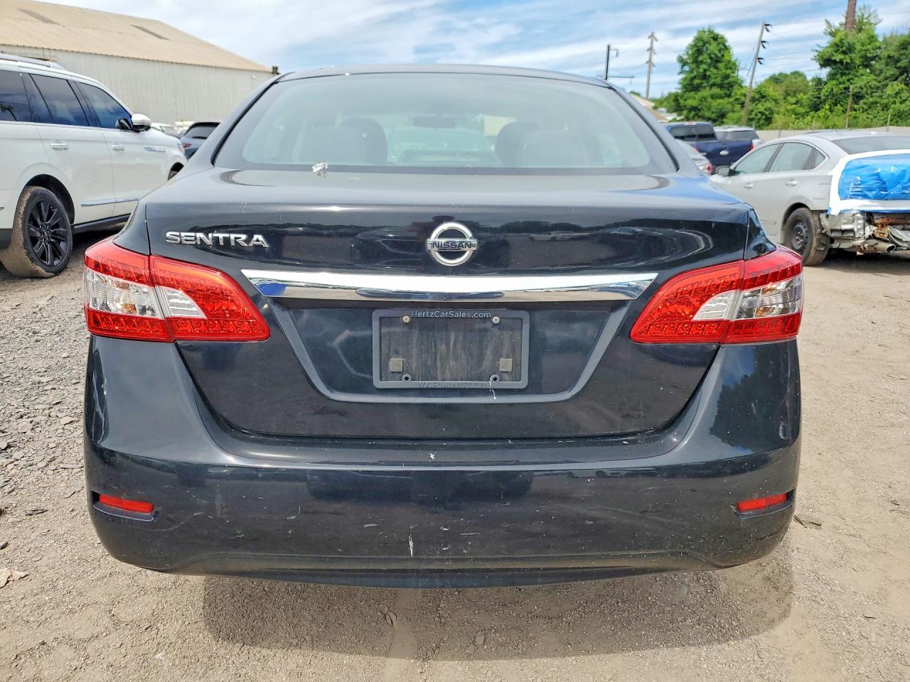 2015 Nissan Sentra S Black vin: 3N1AB7AP7FY249335