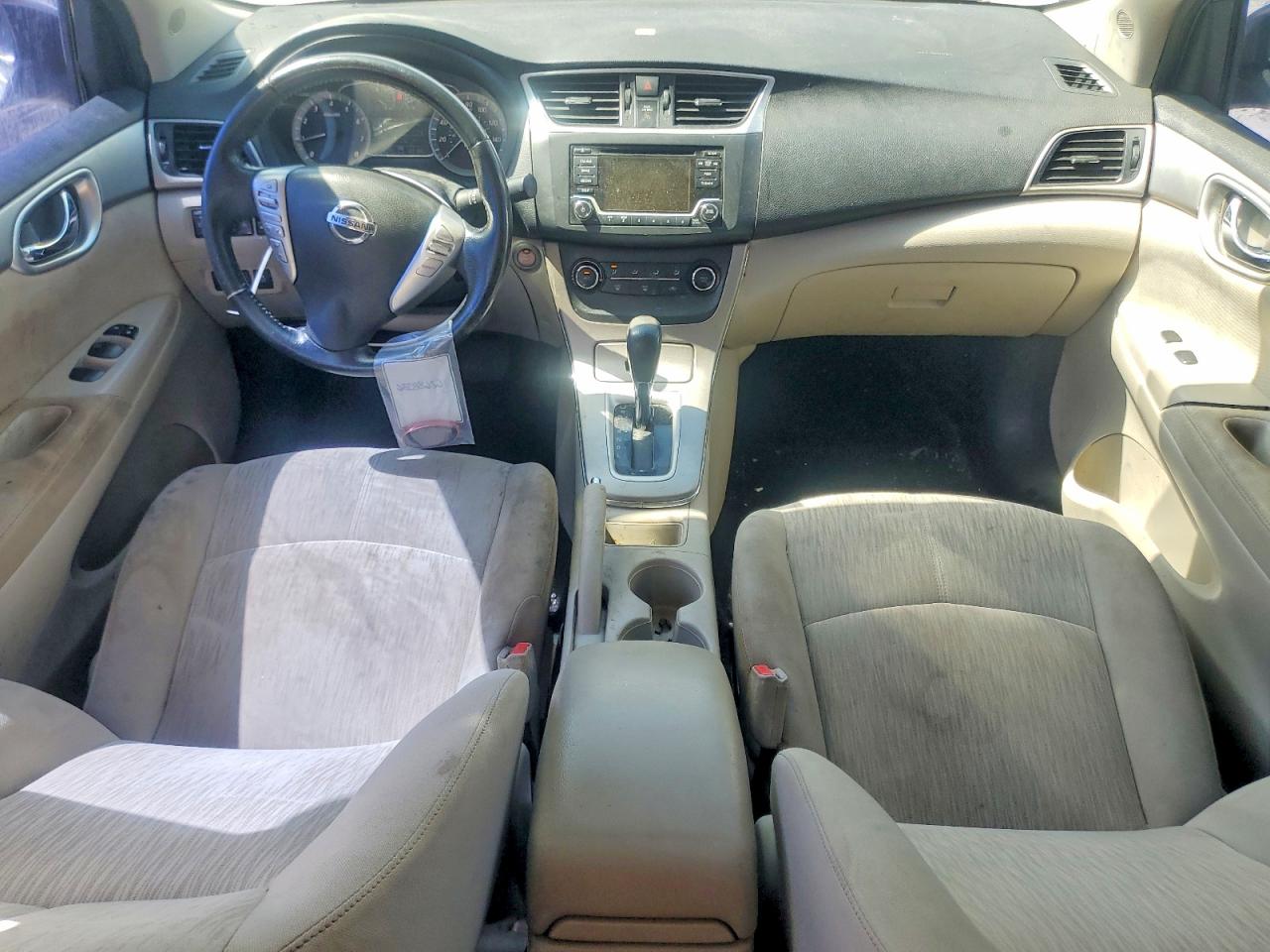 2015 Nissan Sentra Sv White vin: 3N1AB7AP7FY251313