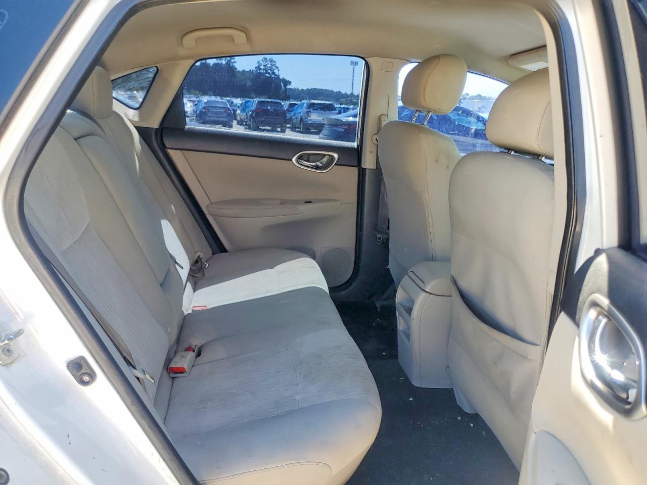 2015 Nissan Sentra Sv White vin: 3N1AB7AP7FY251313