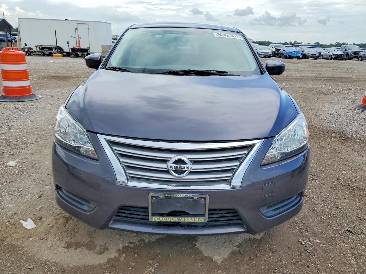 2015 Nissan Sentra Sv Серый vin: 3N1AB7AP7FY255992