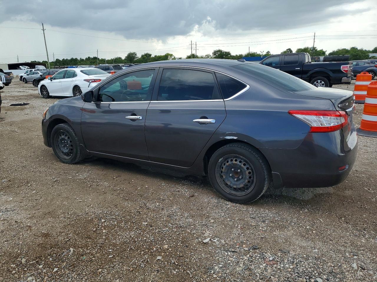 2015 Nissan Sentra Sv Серый vin: 3N1AB7AP7FY255992
