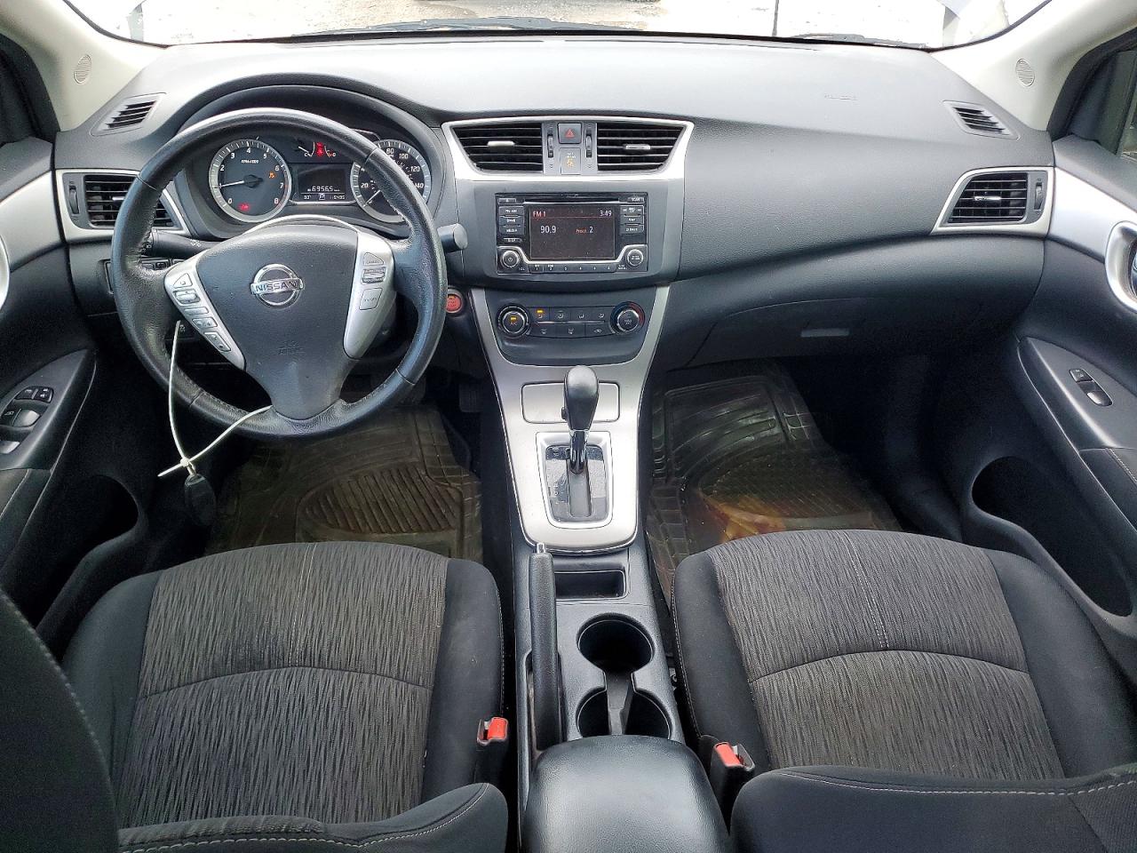 2015 Nissan Sentra Sv Серый vin: 3N1AB7AP7FY255992