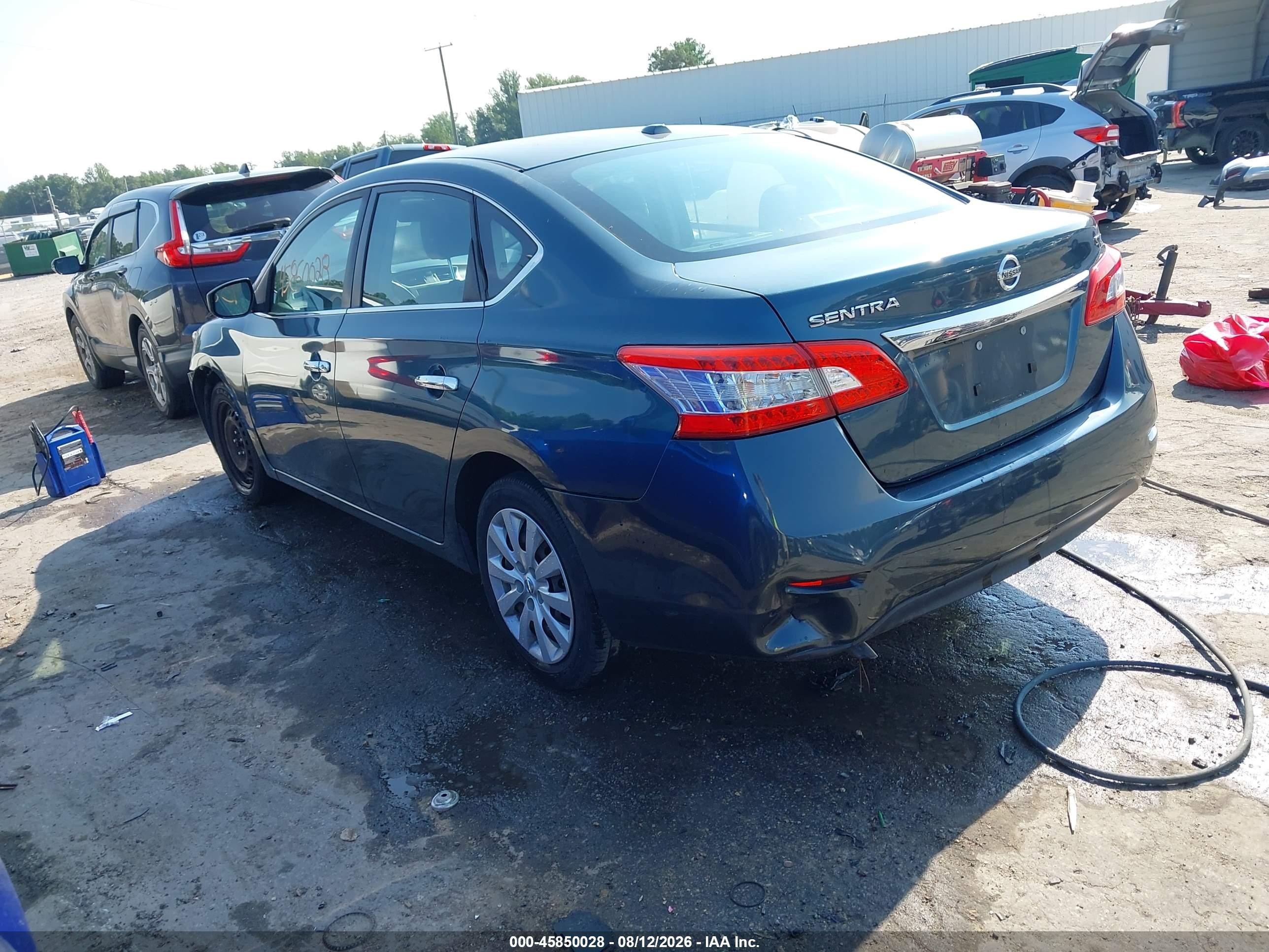 2015 Nissan Sentra Fe+ S/s/sl/sr/sv Синий vin: 3N1AB7AP7FY261100