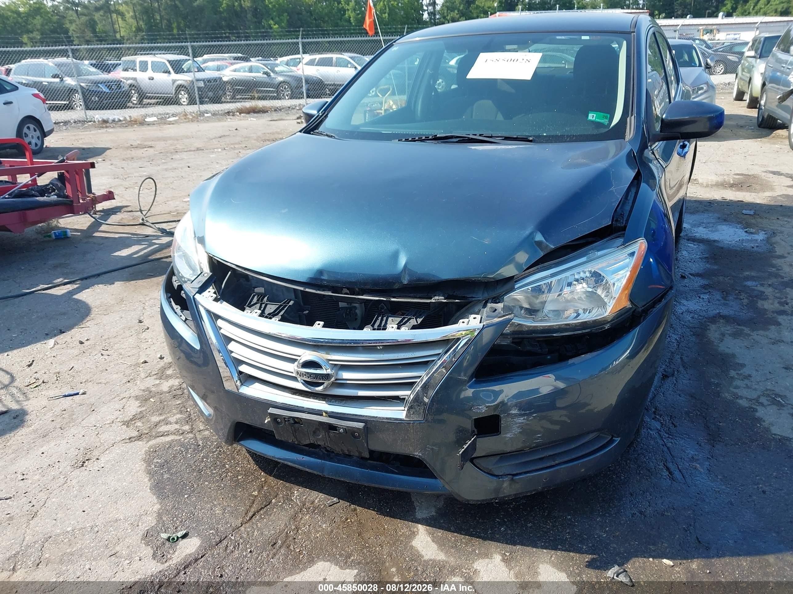 2015 Nissan Sentra Fe+ S/s/sl/sr/sv Синий vin: 3N1AB7AP7FY261100