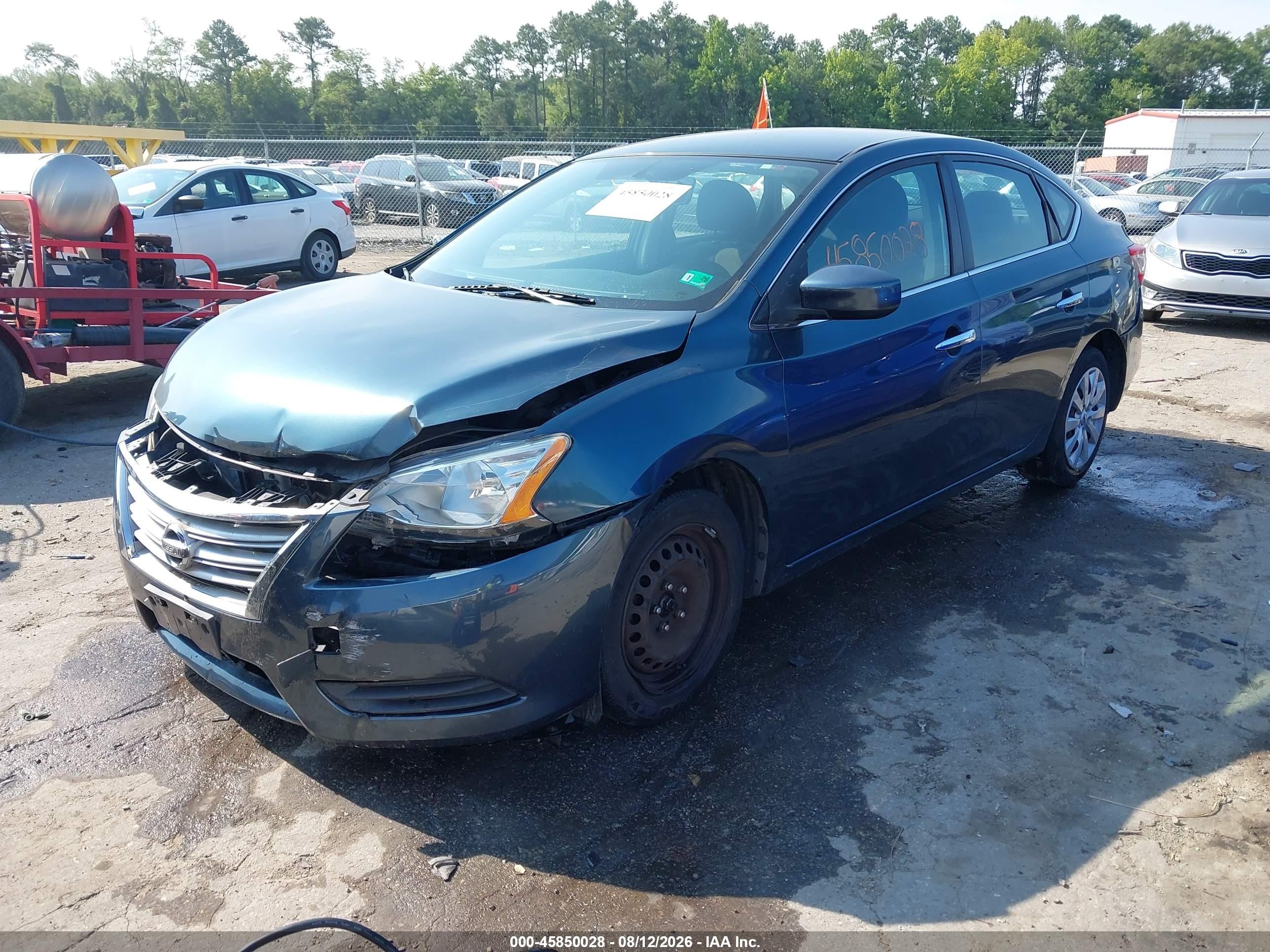 2015 Nissan Sentra Fe+ S/s/sl/sr/sv Синий vin: 3N1AB7AP7FY261100