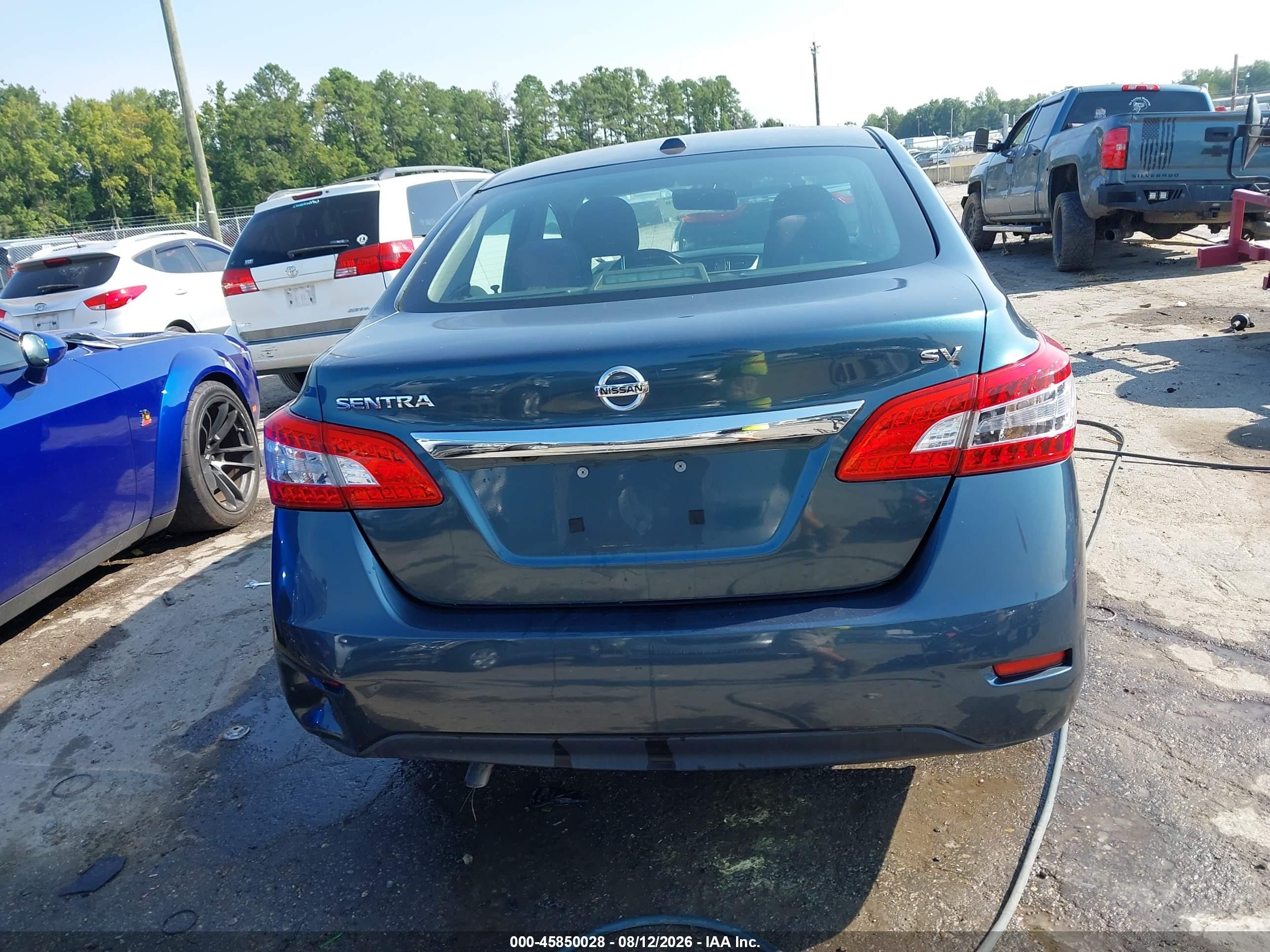 2015 Nissan Sentra Fe+ S/s/sl/sr/sv Синий vin: 3N1AB7AP7FY261100