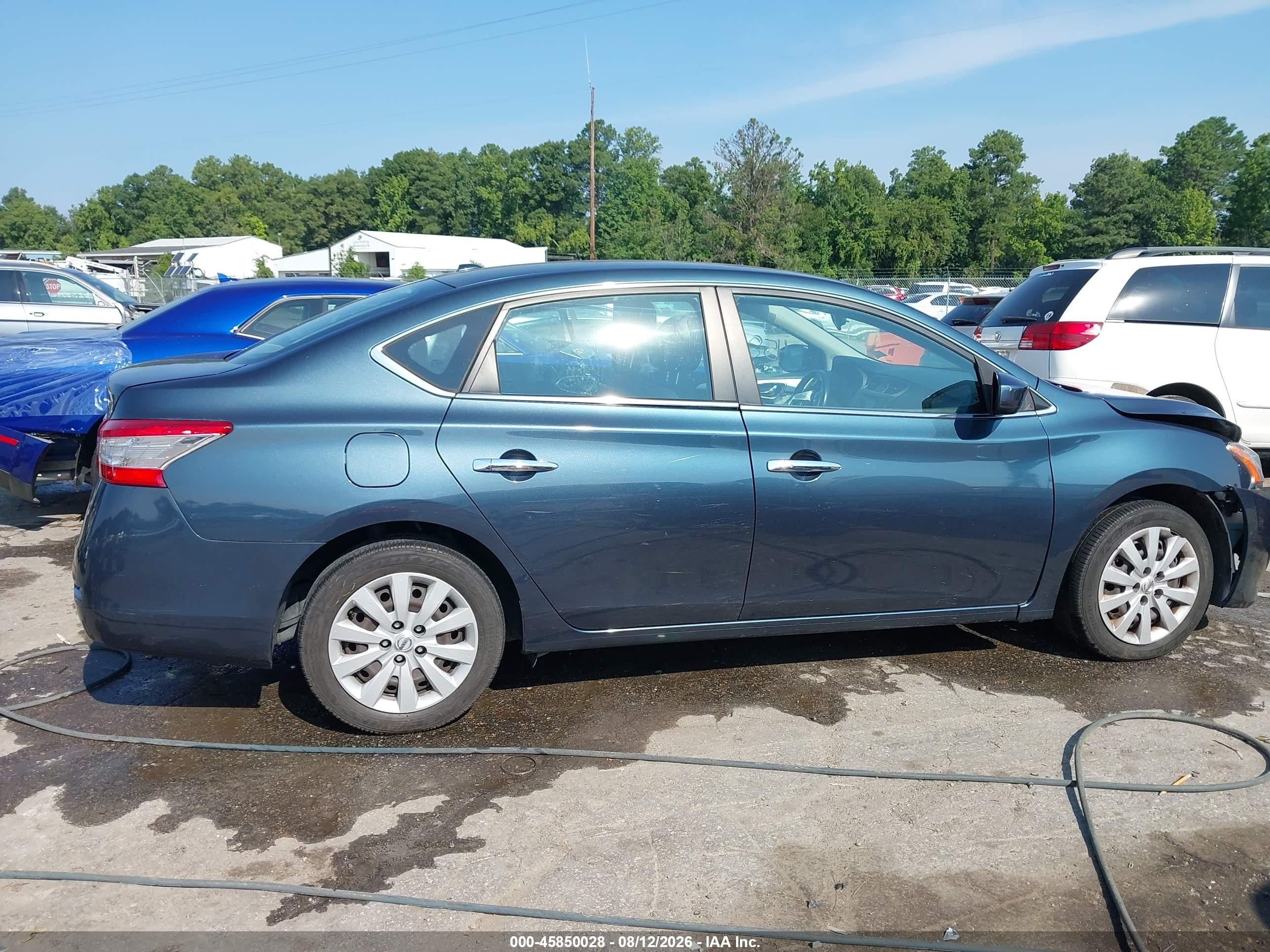 2015 Nissan Sentra Fe+ S/s/sl/sr/sv Синий vin: 3N1AB7AP7FY261100